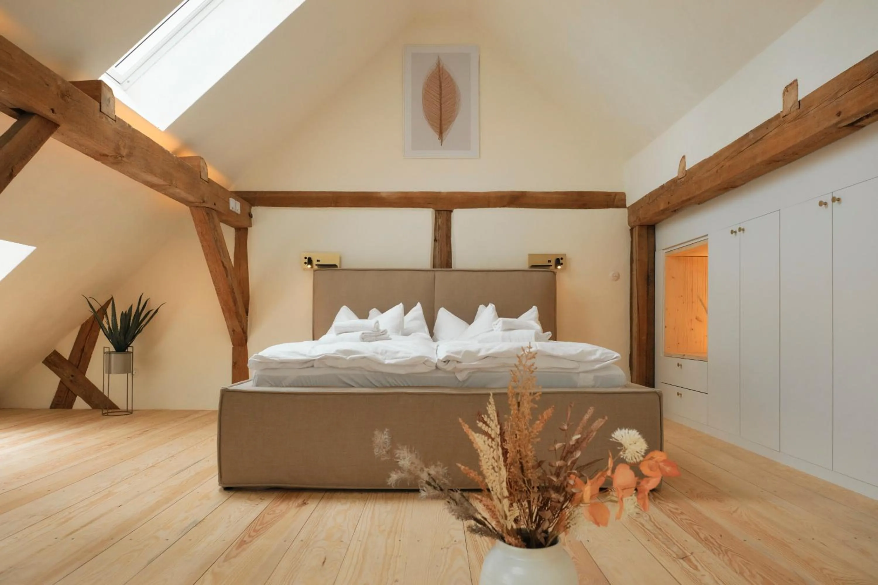 Bed in Mühle Tornow am Wentowsee