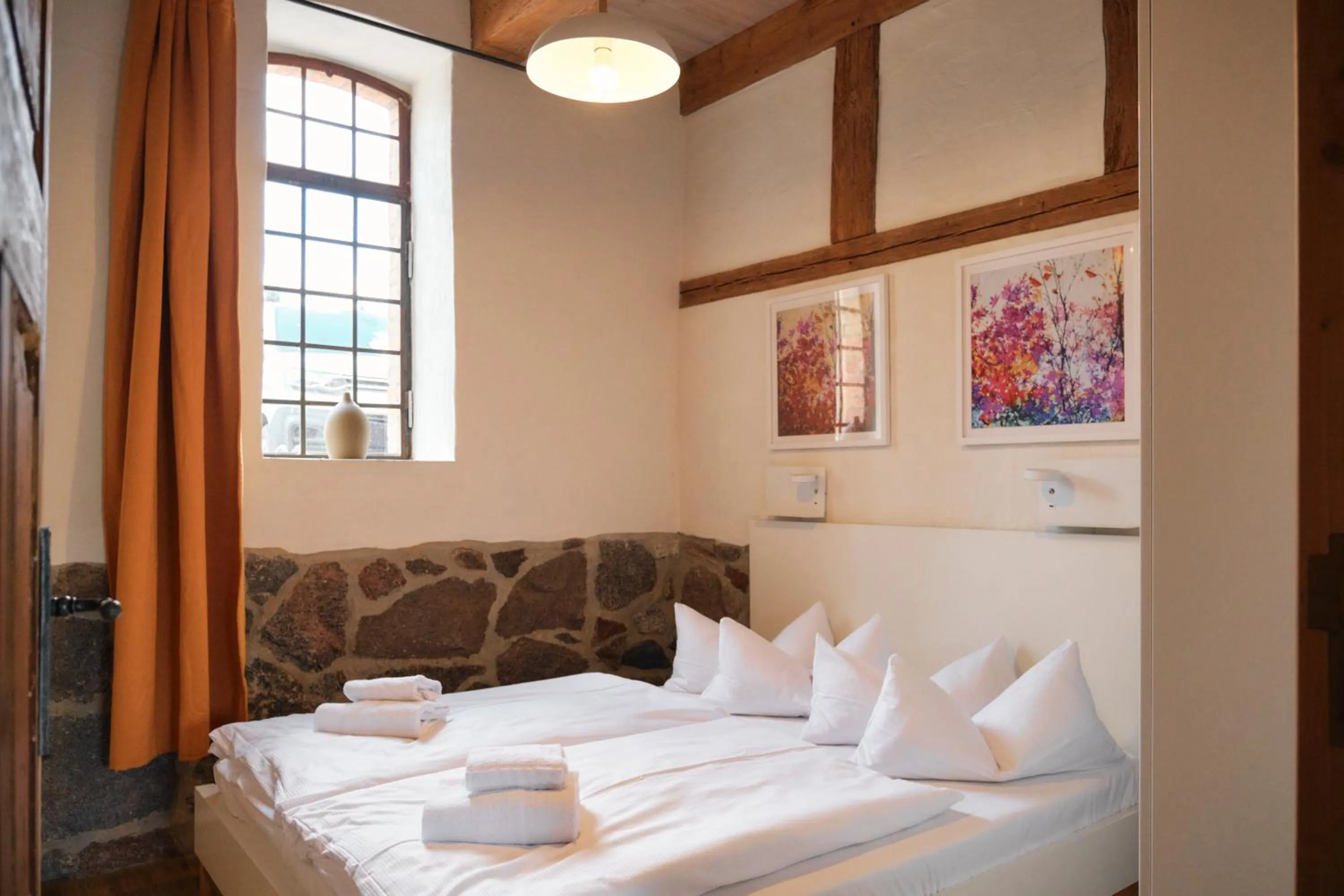 Bed in Mühle Tornow am Wentowsee