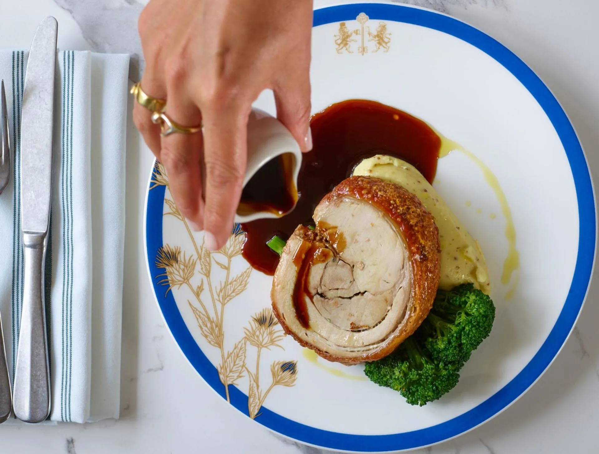 Food close-up in The Mitre, Hampton Court