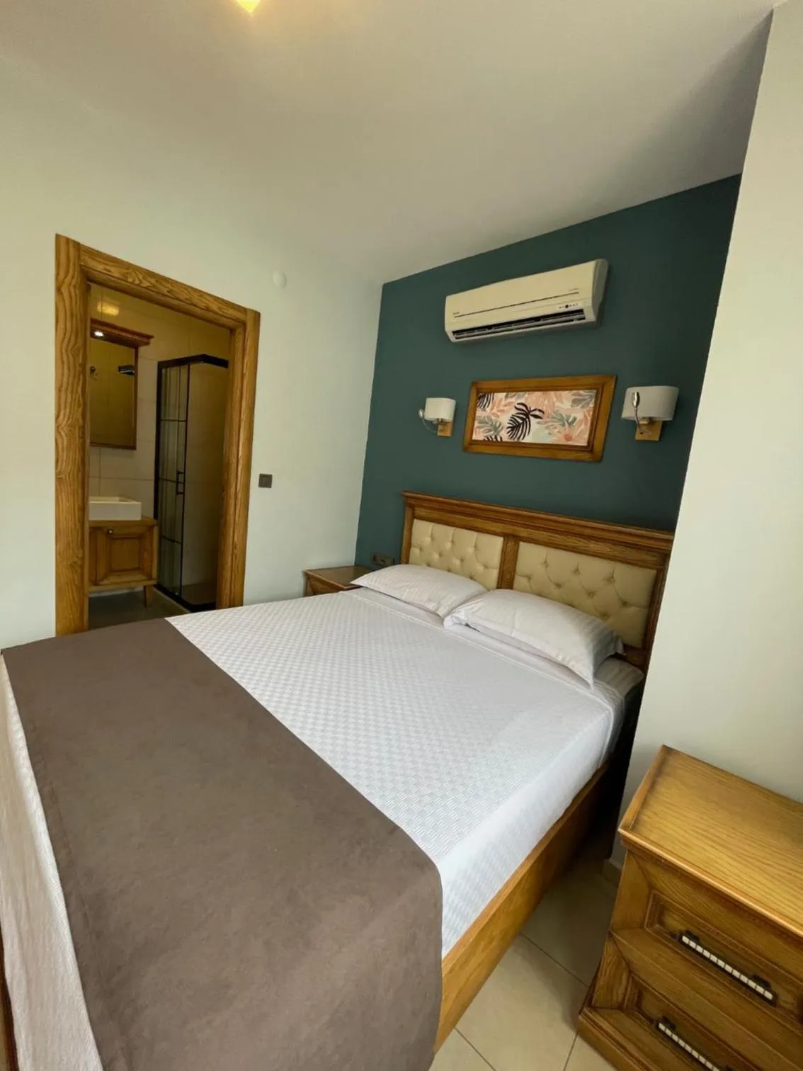 Bed in Veziroğlu Apart