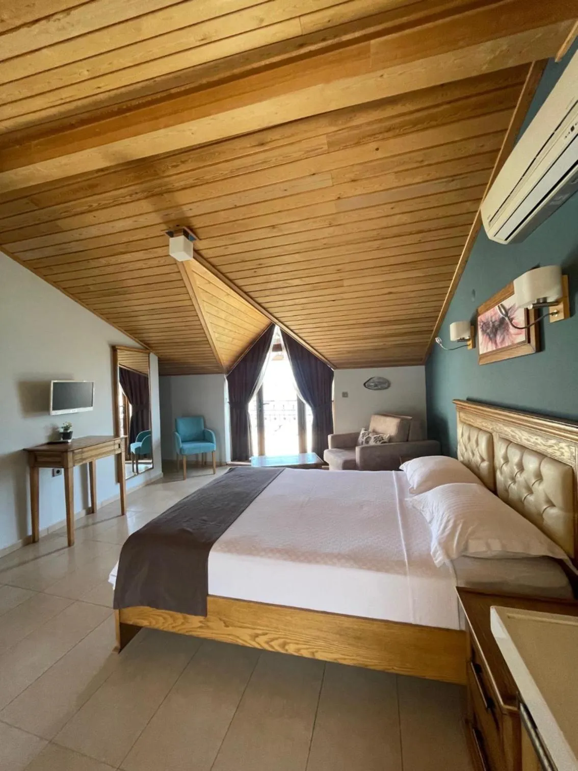 Bed in Veziroğlu Apart