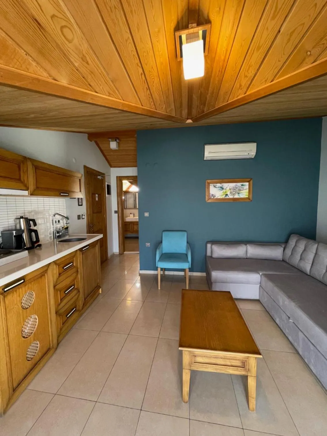 Kitchen or kitchenette in Veziroğlu Apart