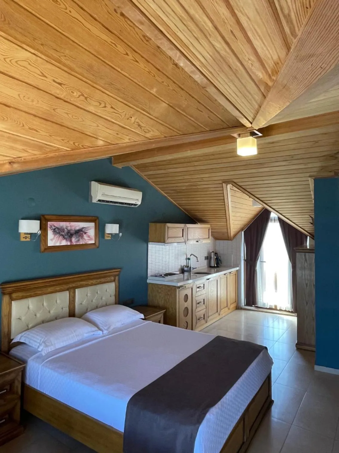 Bed in Veziroğlu Apart