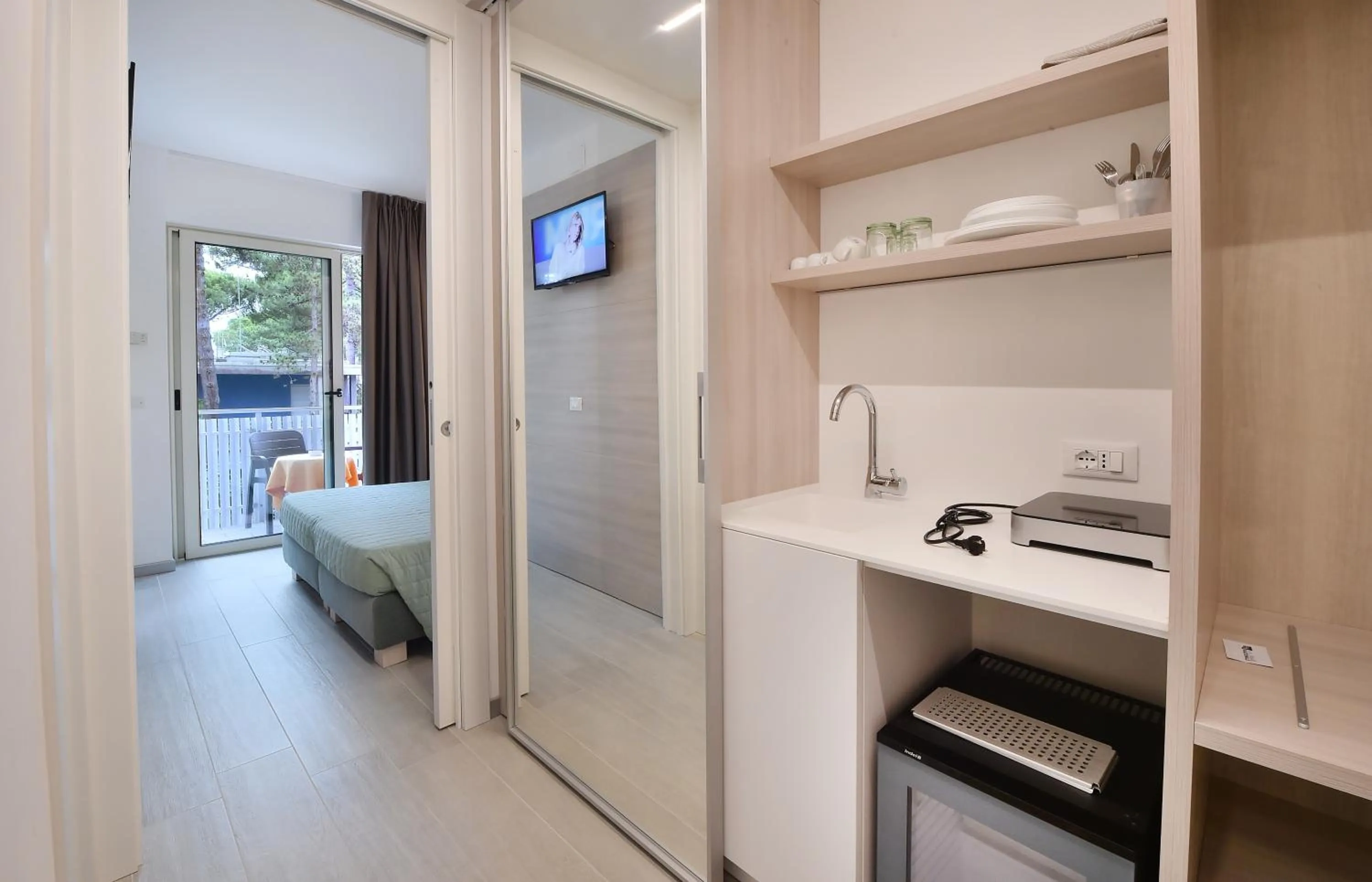 Bed in Hotel Meublè Nazionale