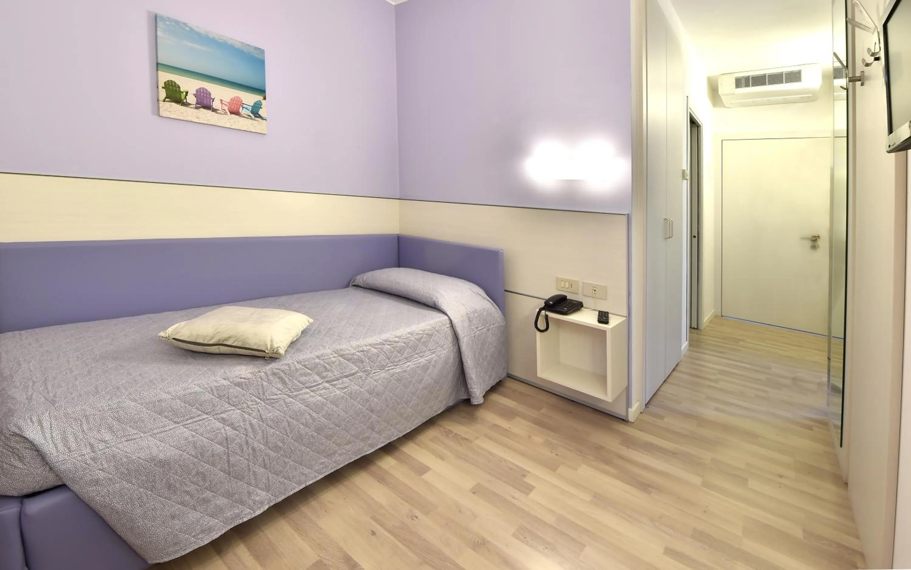 Bed in Hotel Meublè Nazionale