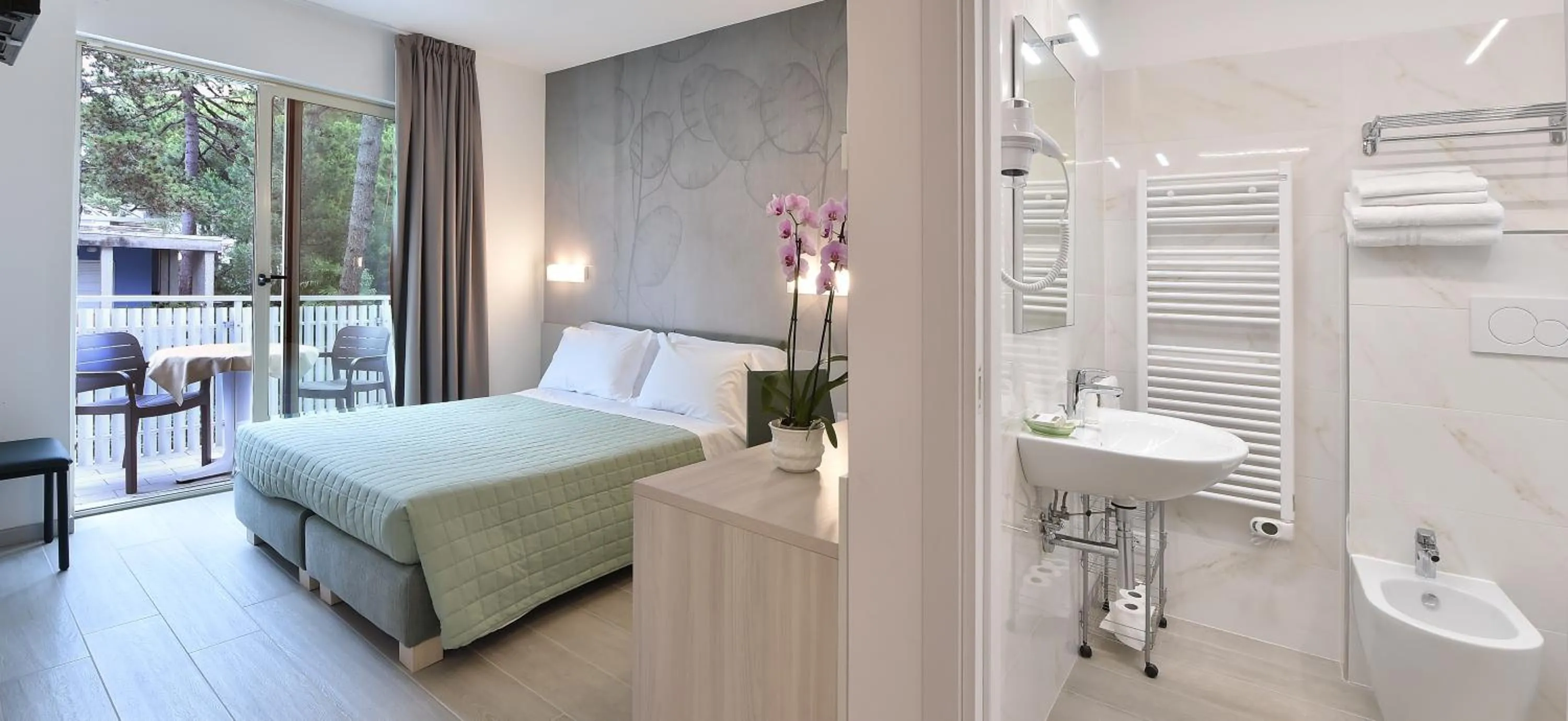 Bed in Hotel Meublè Nazionale