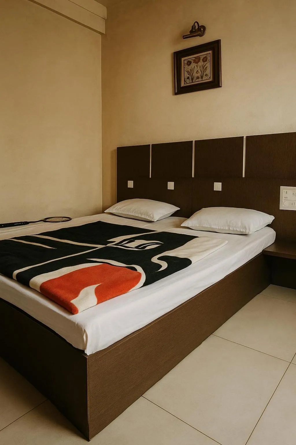 Bed in Hotel Crown Plaza