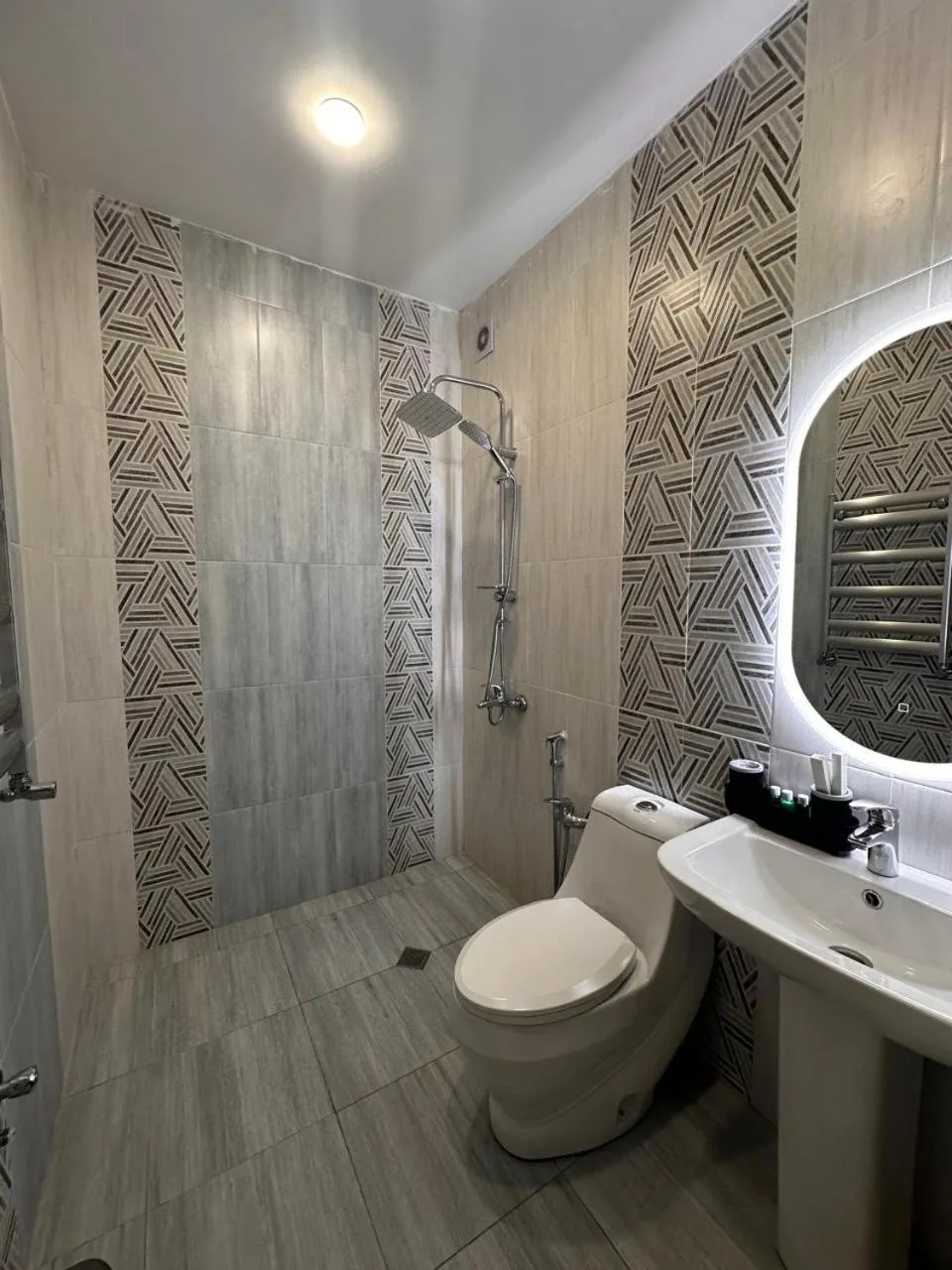 Shower in Royal Meridien Hotel