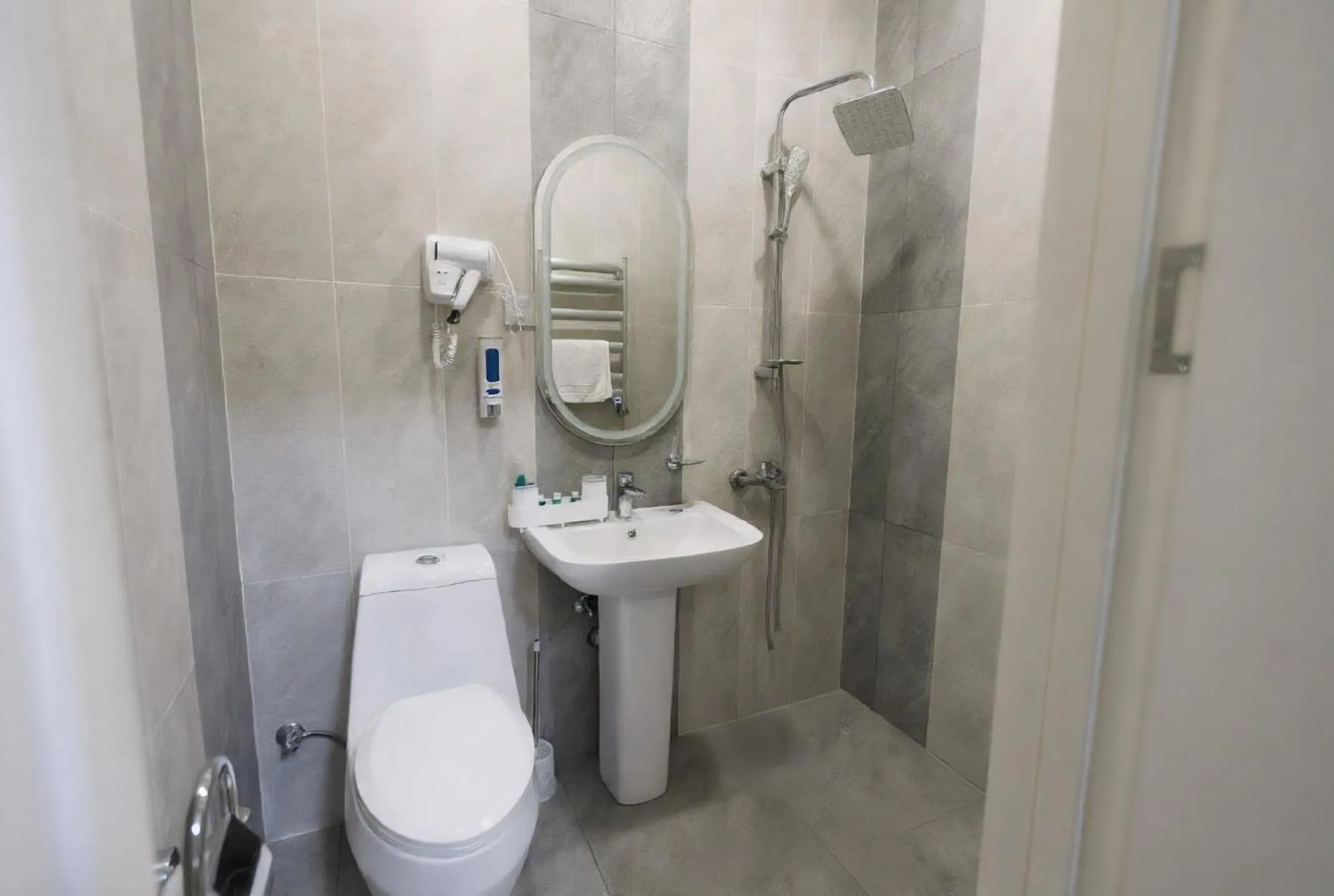 Shower in Royal Meridien Hotel