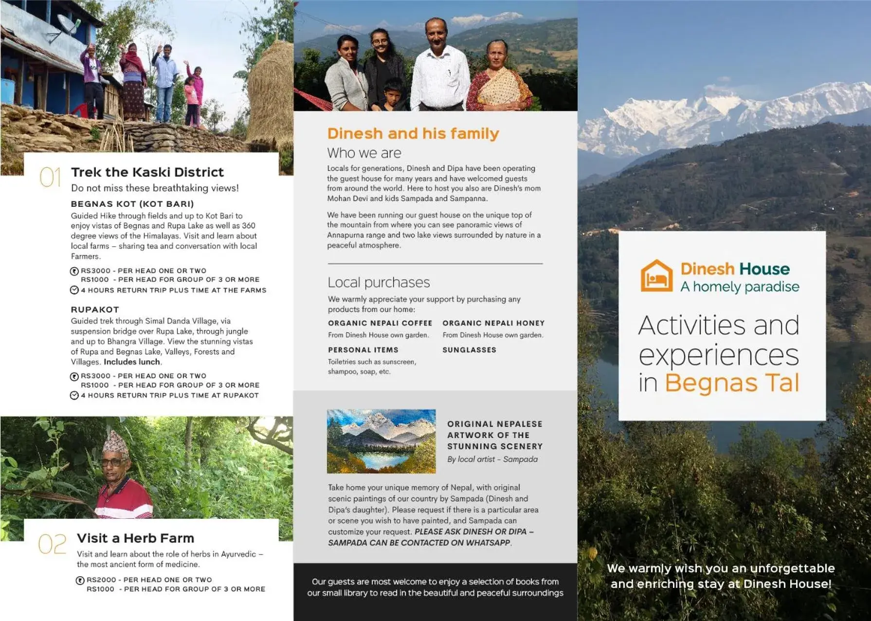 Deluxe Double Room - single occupancy in Dinesh House Deluxe Double Room - single occupancy in Dinesh House