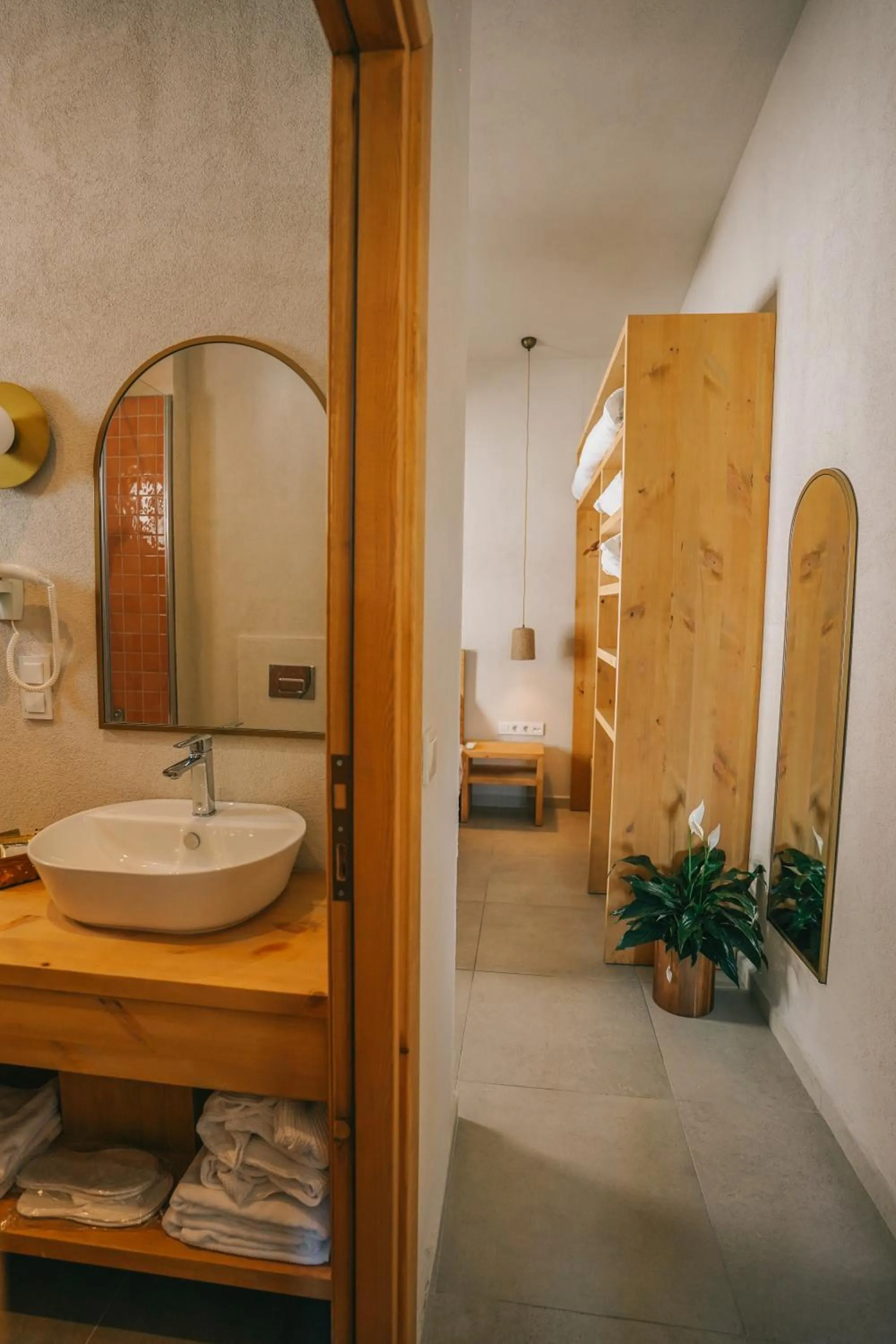 Bathroom in Nephos Beach Hotel