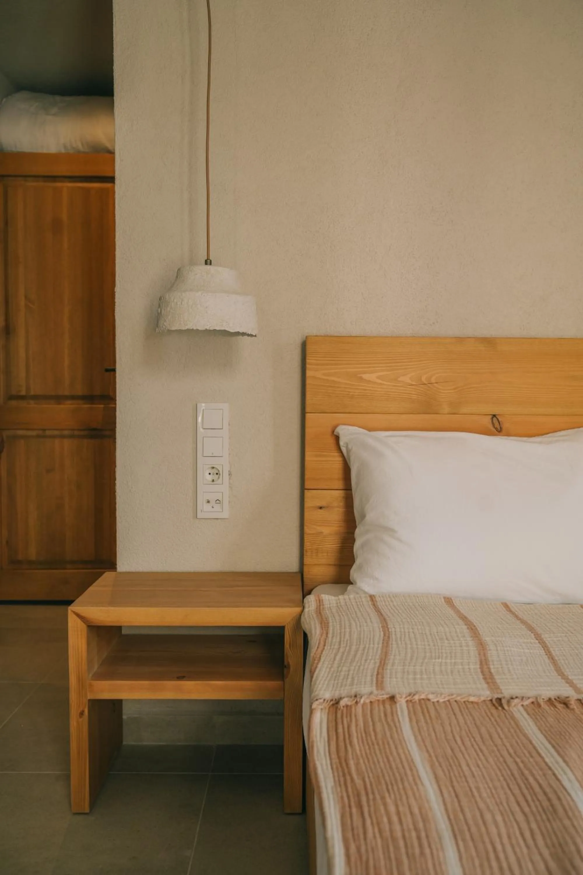 Bed in Nephos Beach Hotel