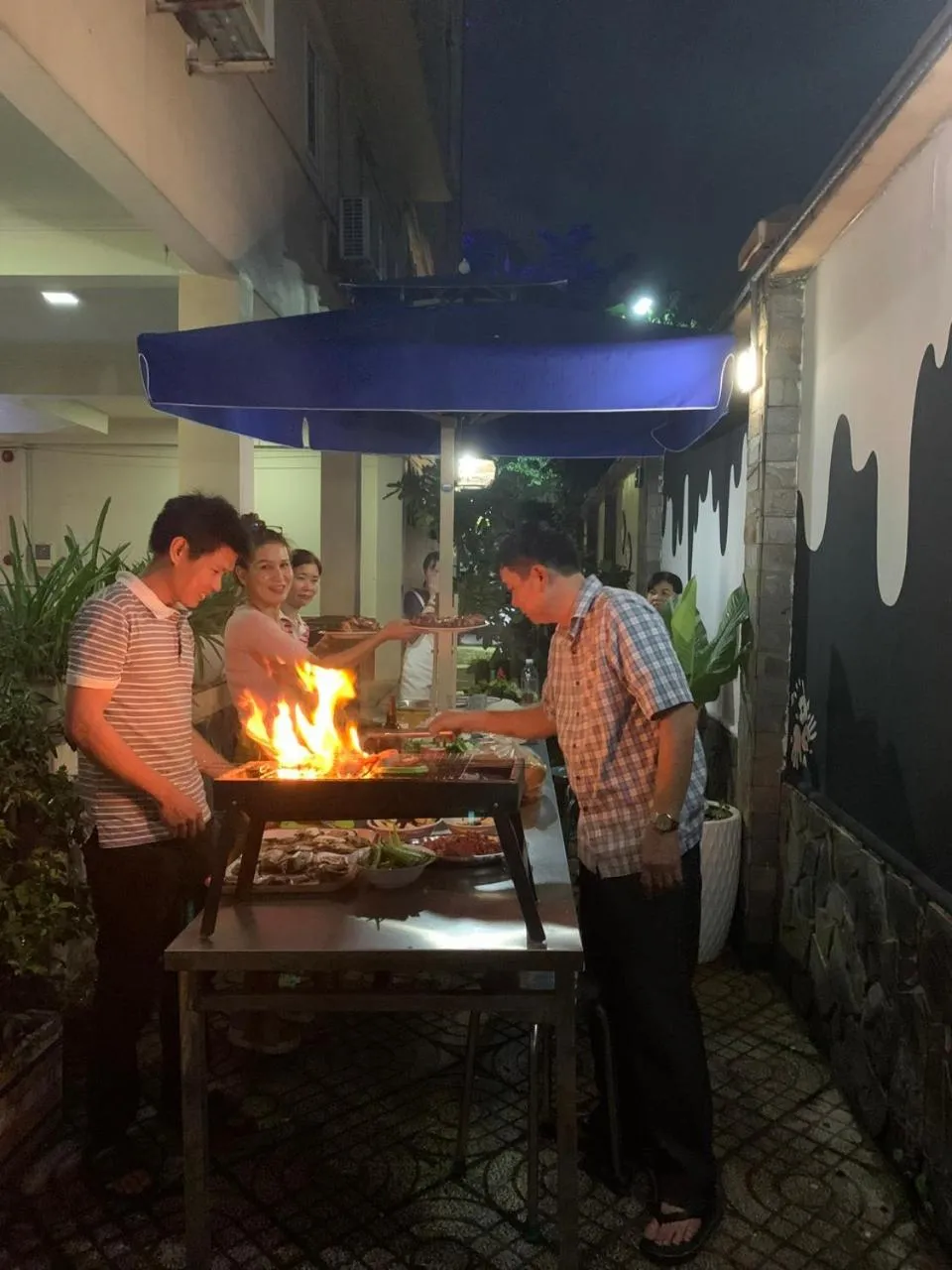 BBQ facilities in Ha Long hotel
