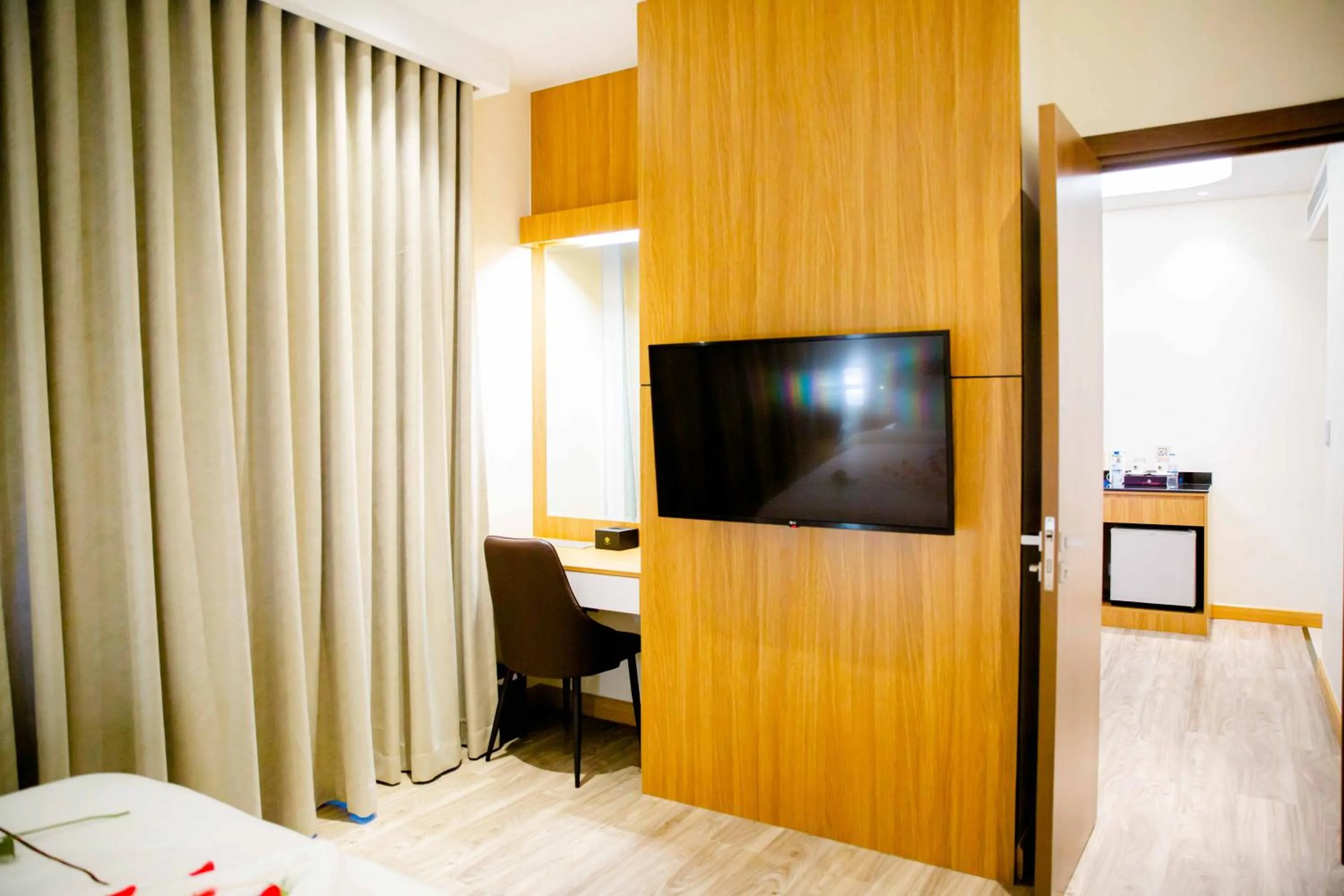 TV and multimedia, Bed in Le President Hotel