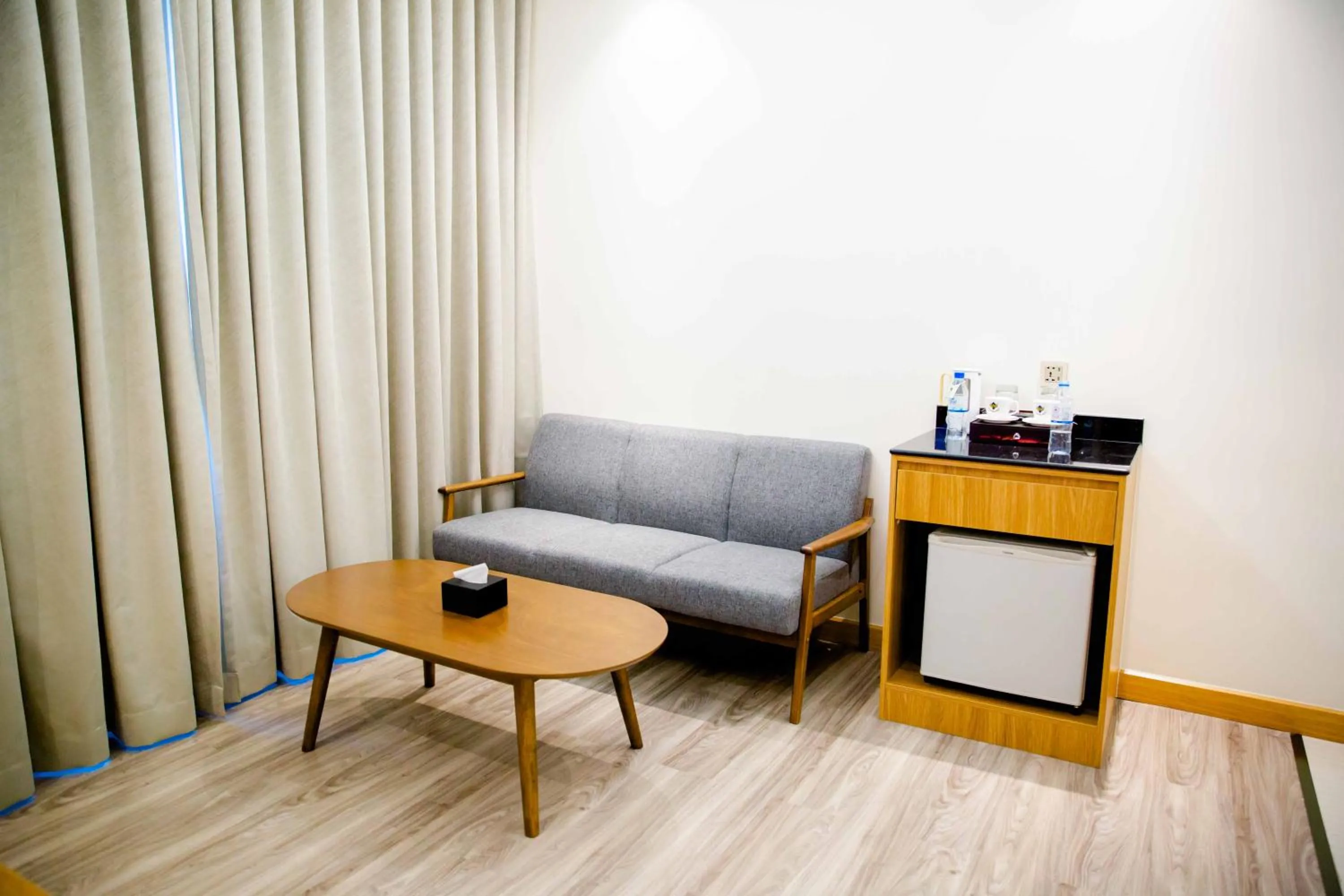 Living room in Le President Hotel