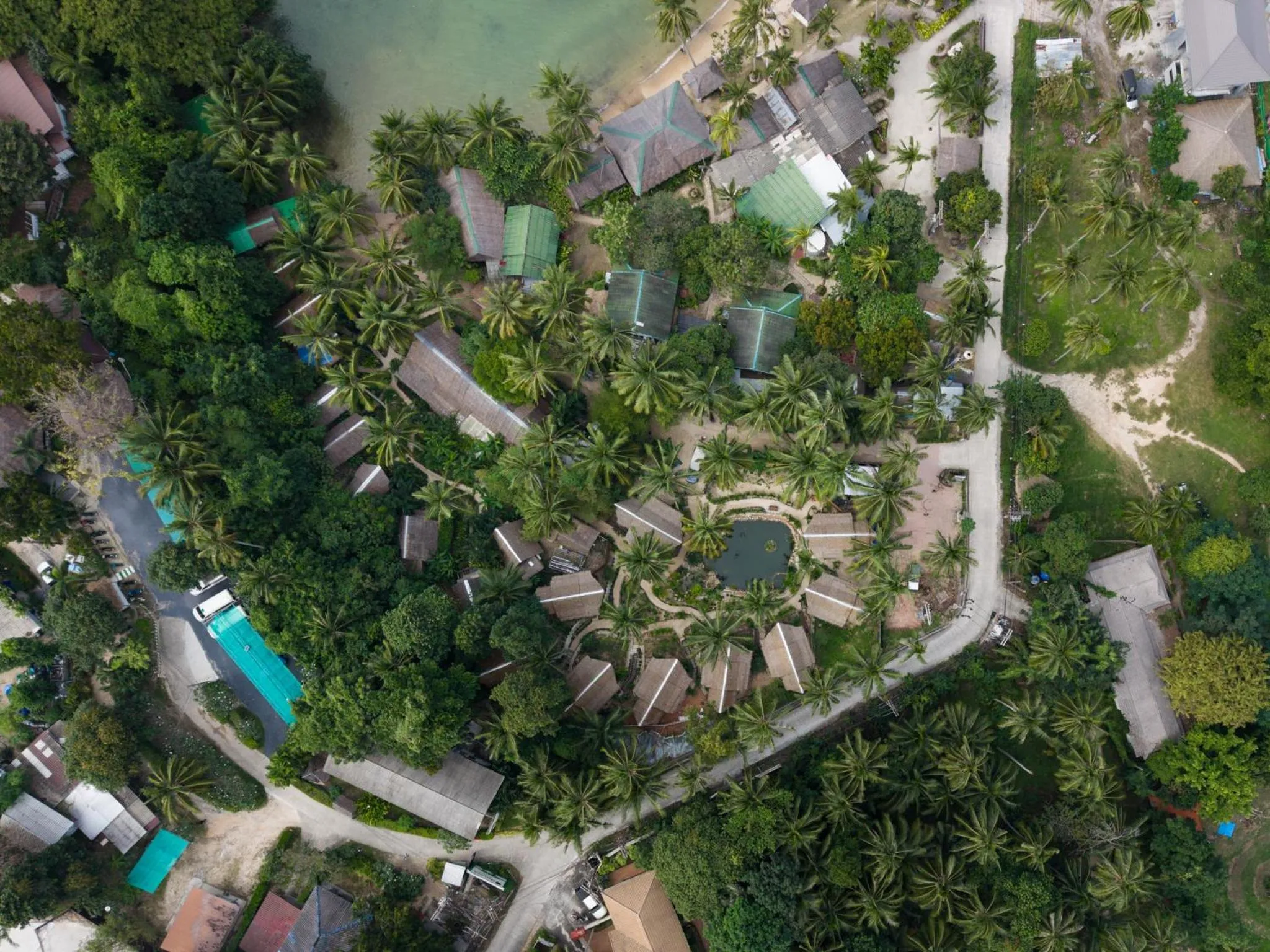 Natural landscape in Coconut Bay Eco Resort