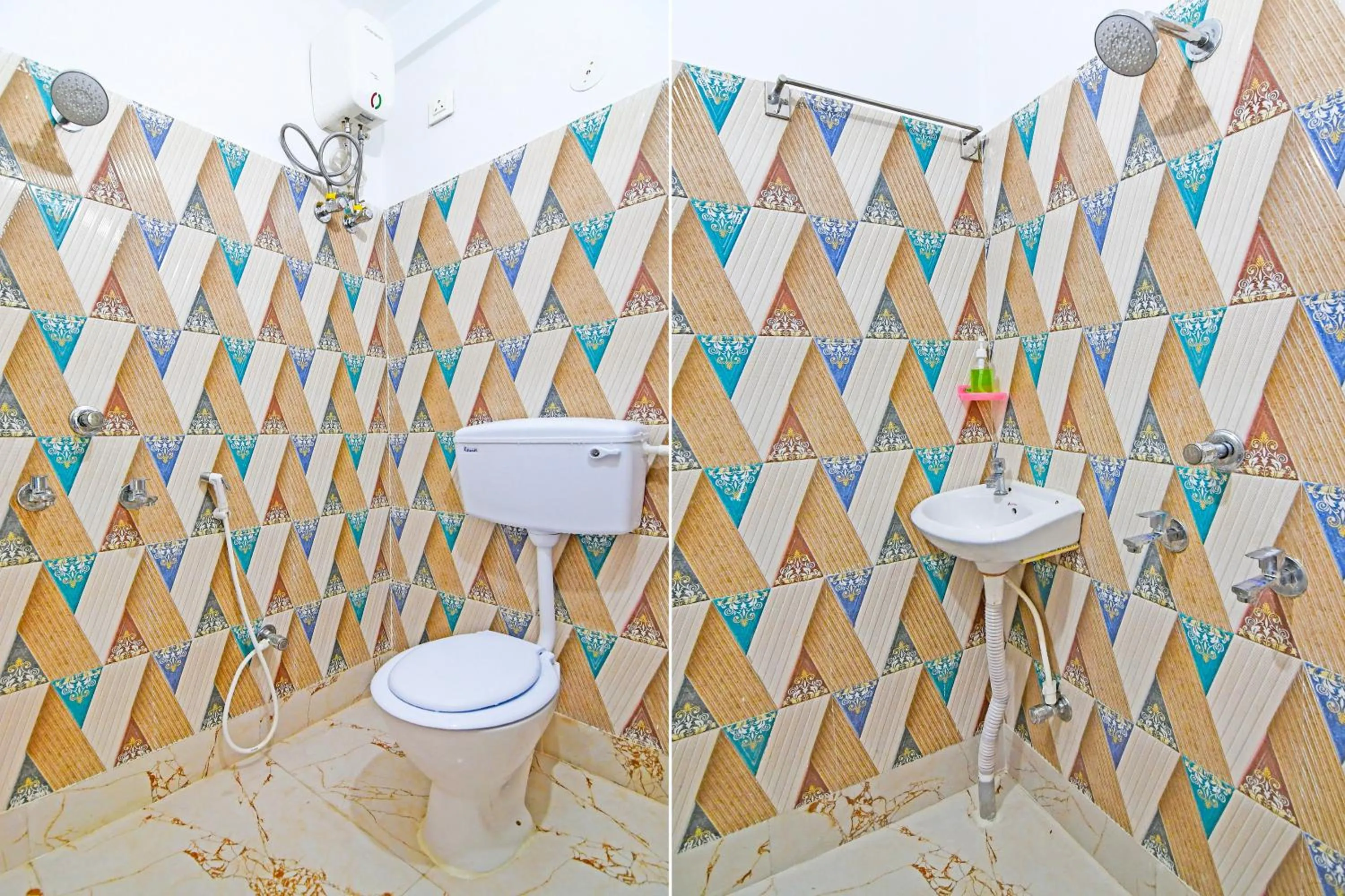 Bathroom in Hotel O by OYO Green Palace