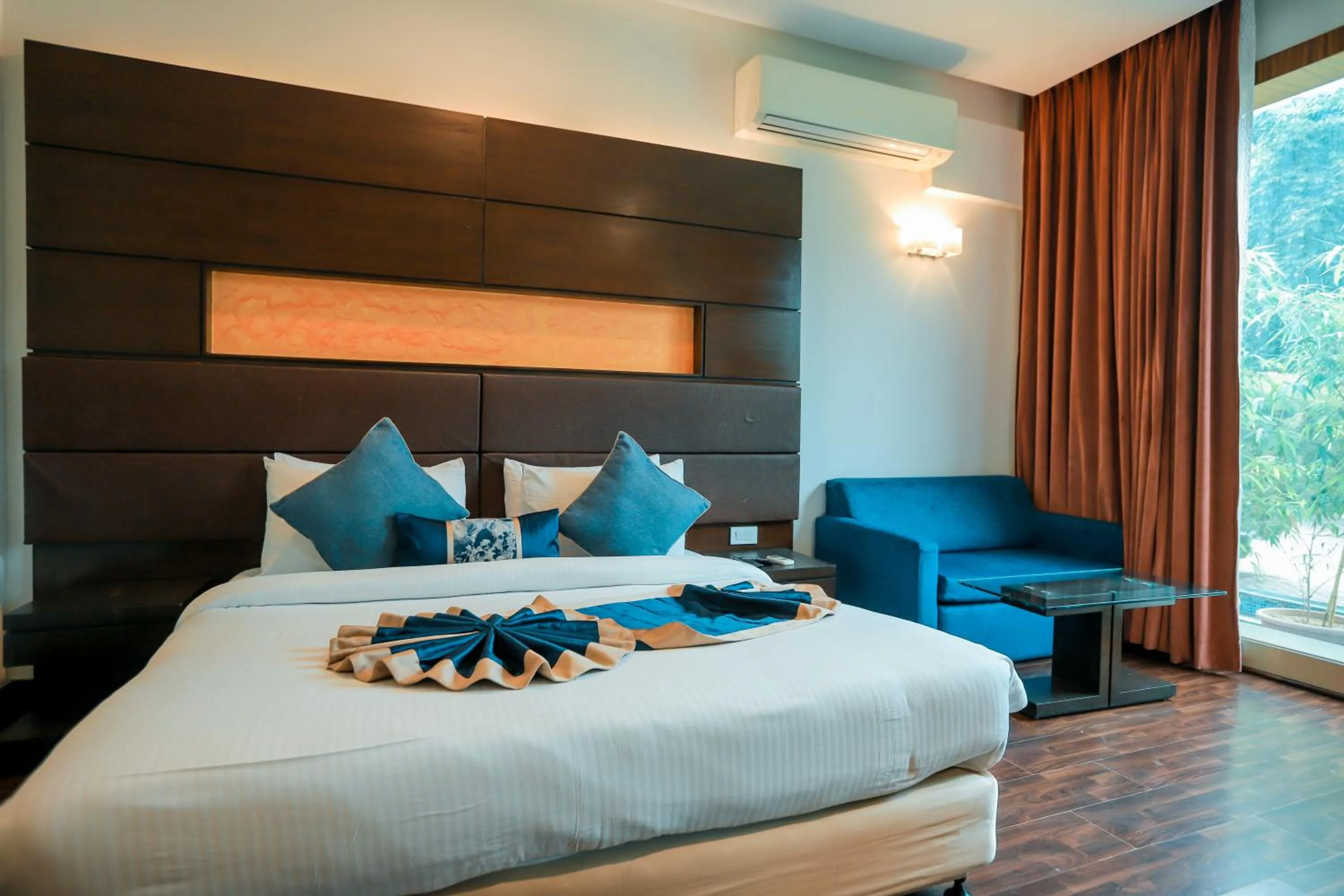 Bed in Bel-La Monde Hotel Chhattarpur South Delhi