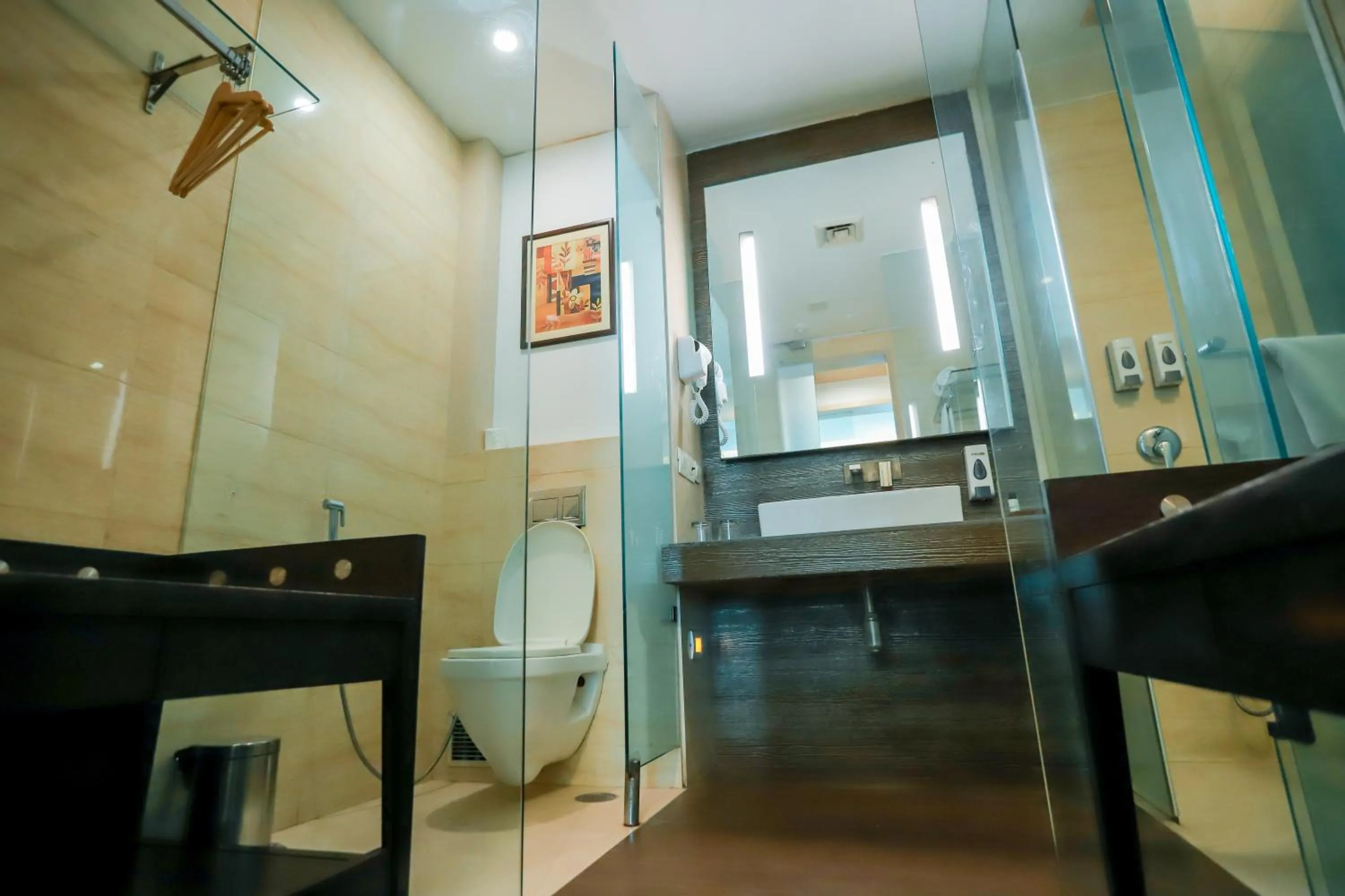 Bathroom in Bel-La Monde Hotel Chhattarpur South Delhi