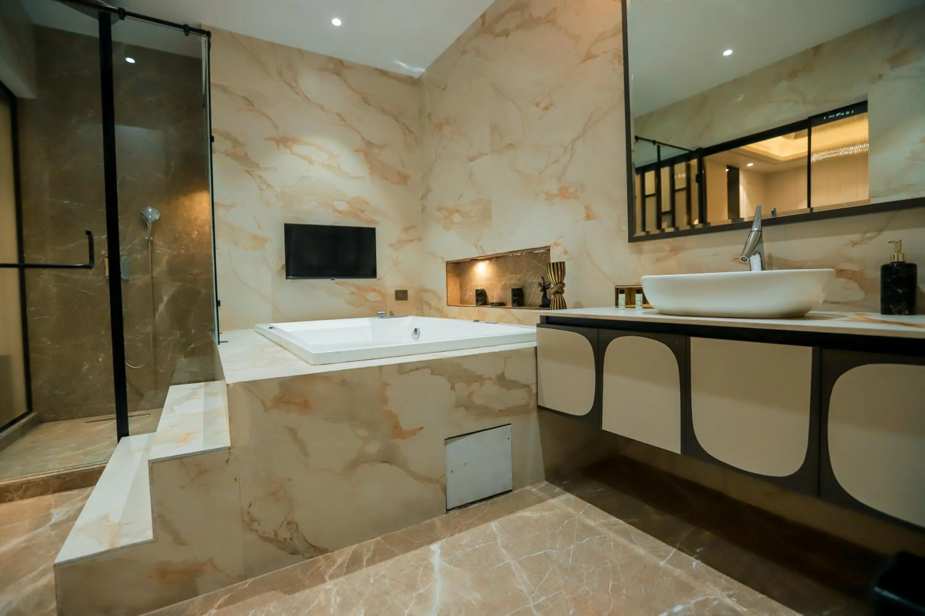 Bath in Bel-La Monde Hotel Chhattarpur South Delhi