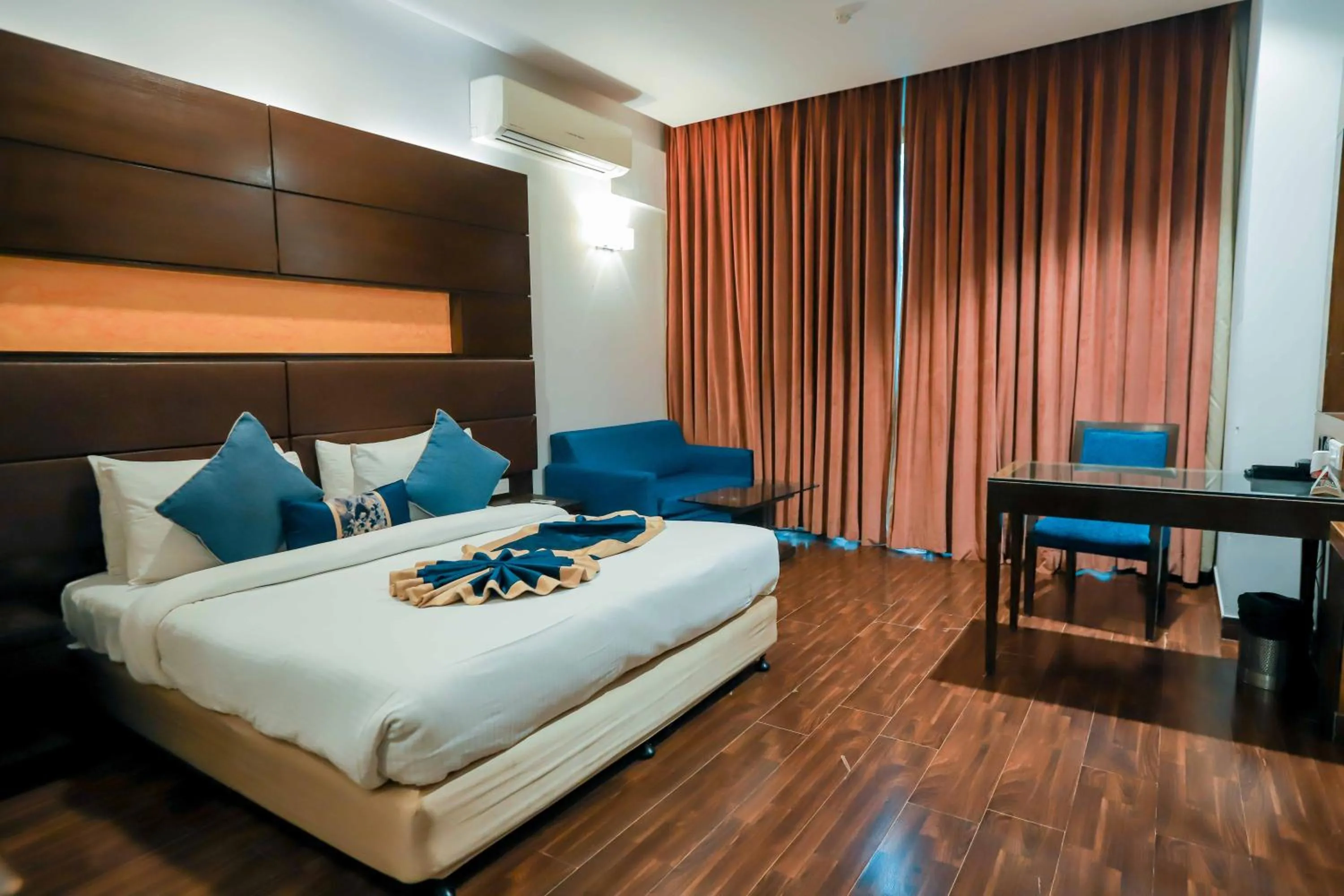 Bed in Bel-La Monde Hotel Chhattarpur South Delhi
