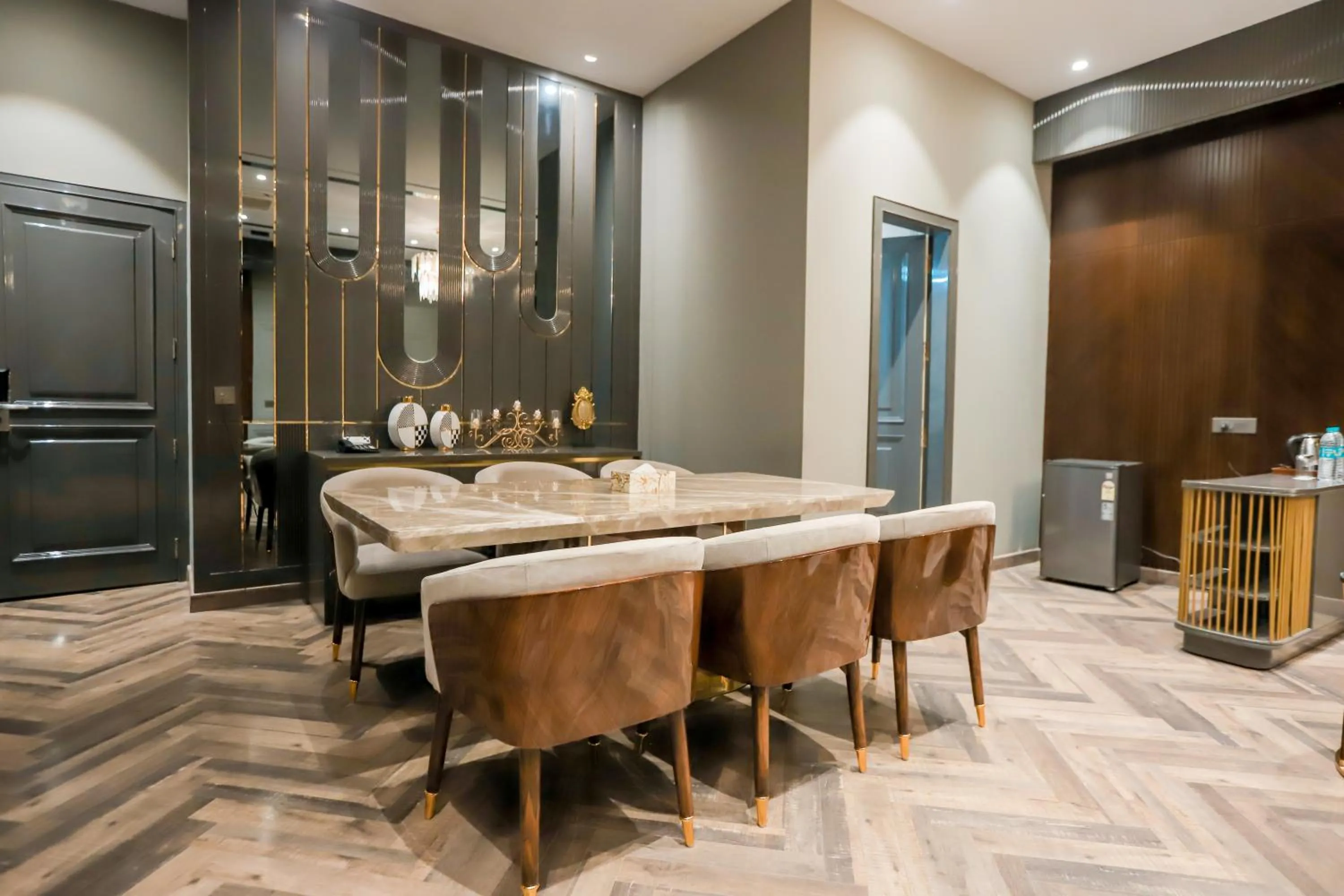 Dining area in Bel-La Monde Hotel Chhattarpur South Delhi