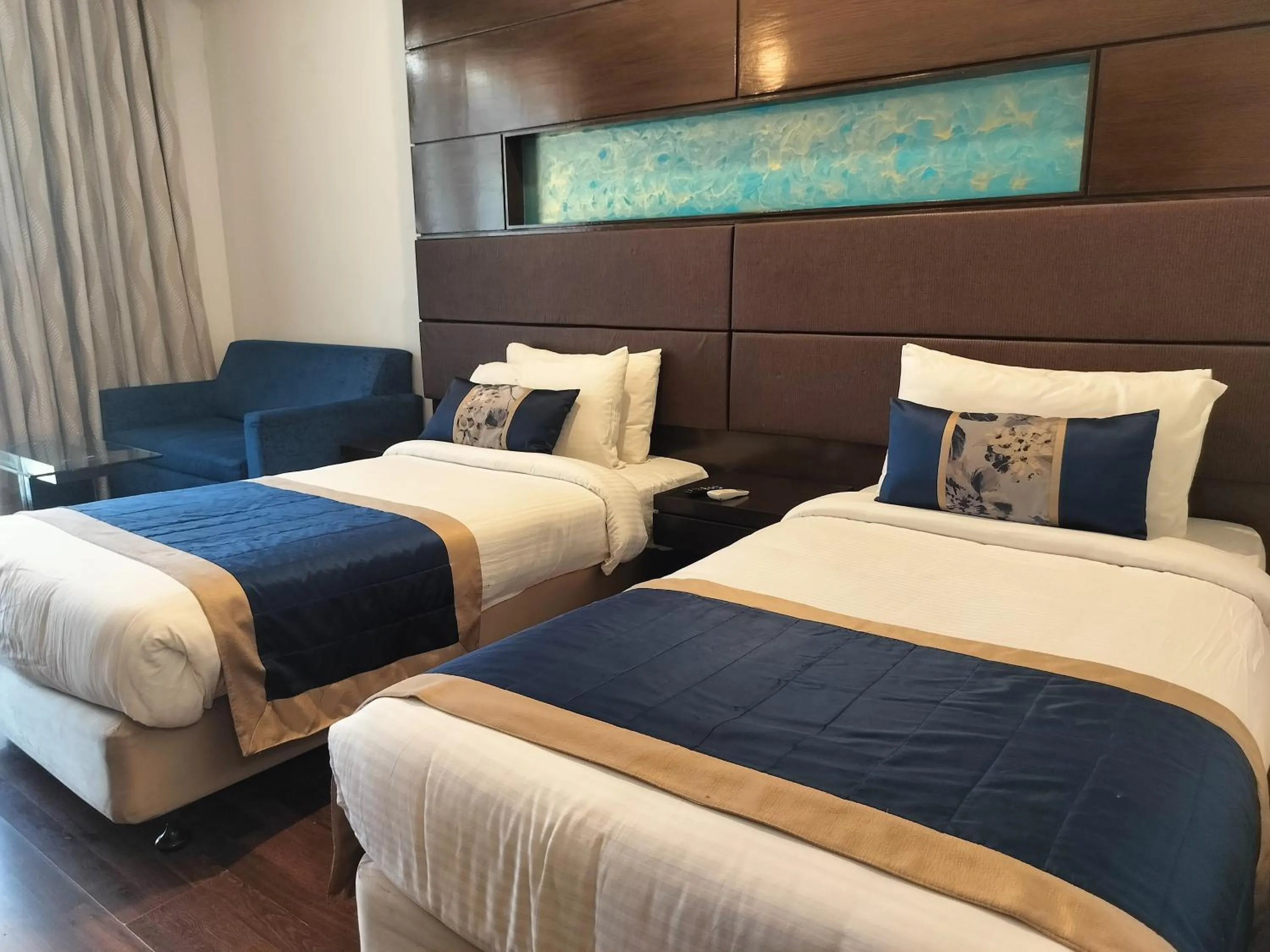 Bed in Bel-La Monde Hotel Chhattarpur South Delhi