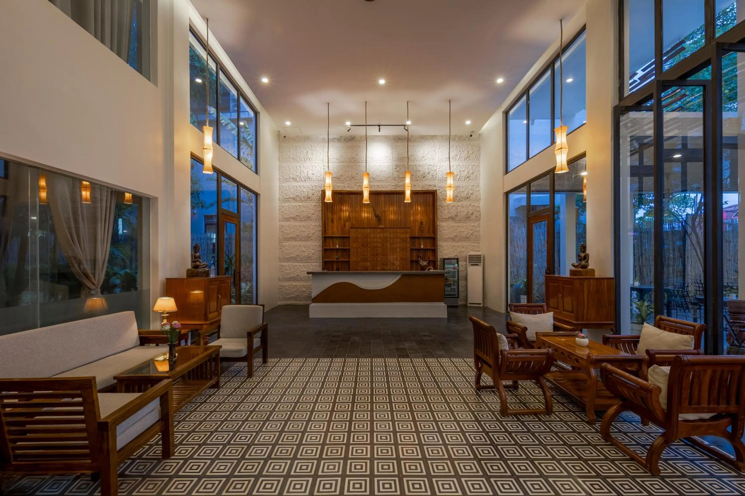 Seating area in YASODHARAPURA Residence