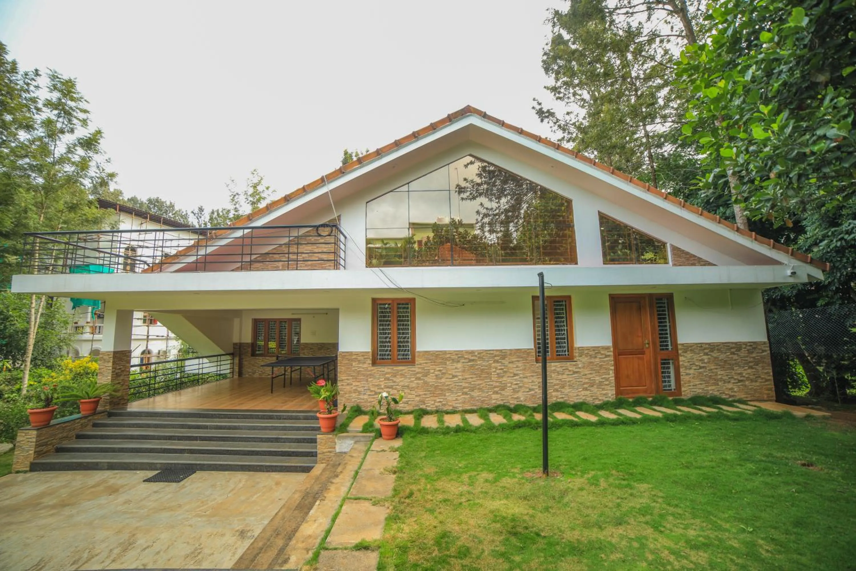 Garden view in WOW Bungalow