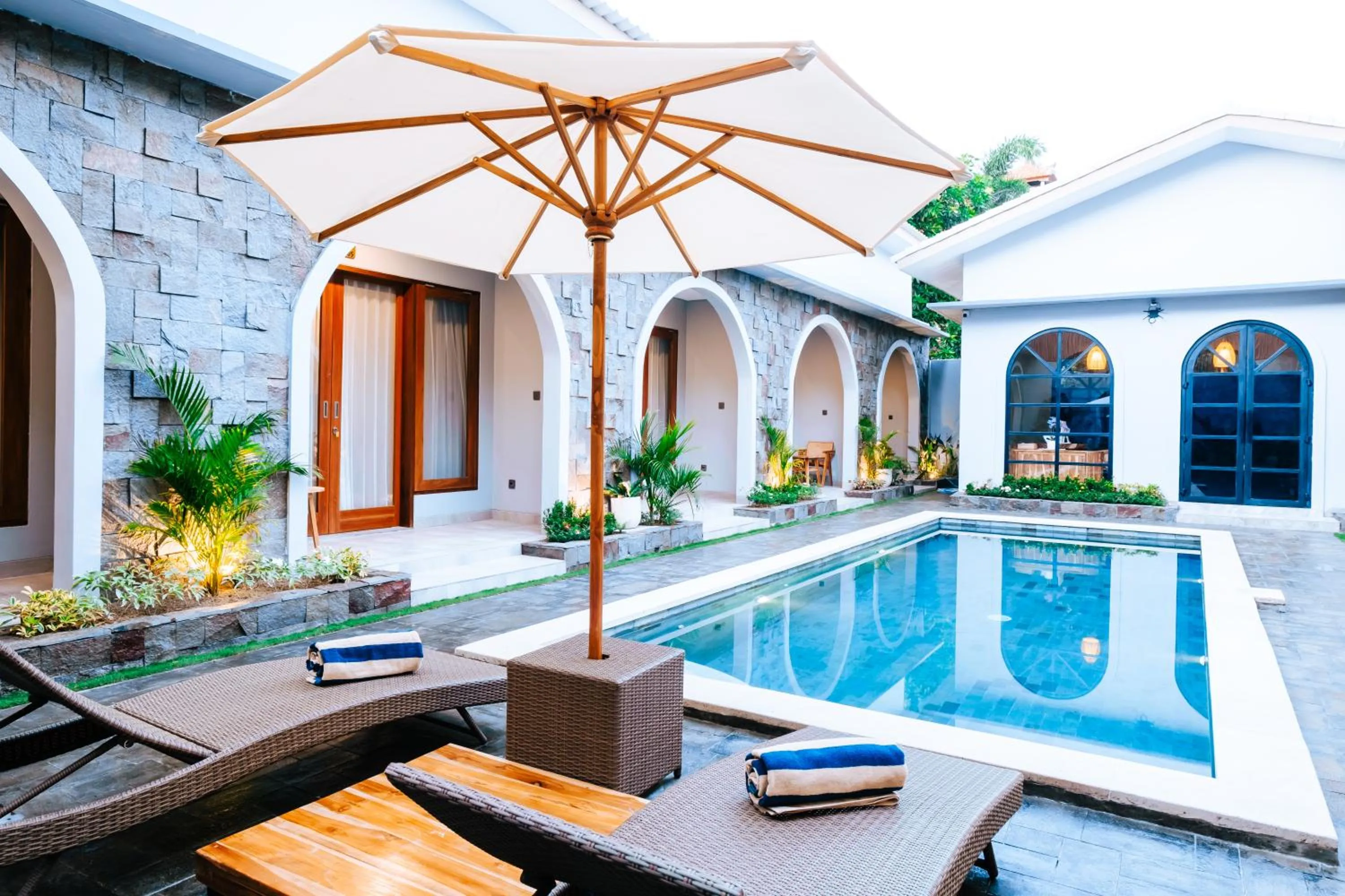 Pool view in Villa Koura Kuta