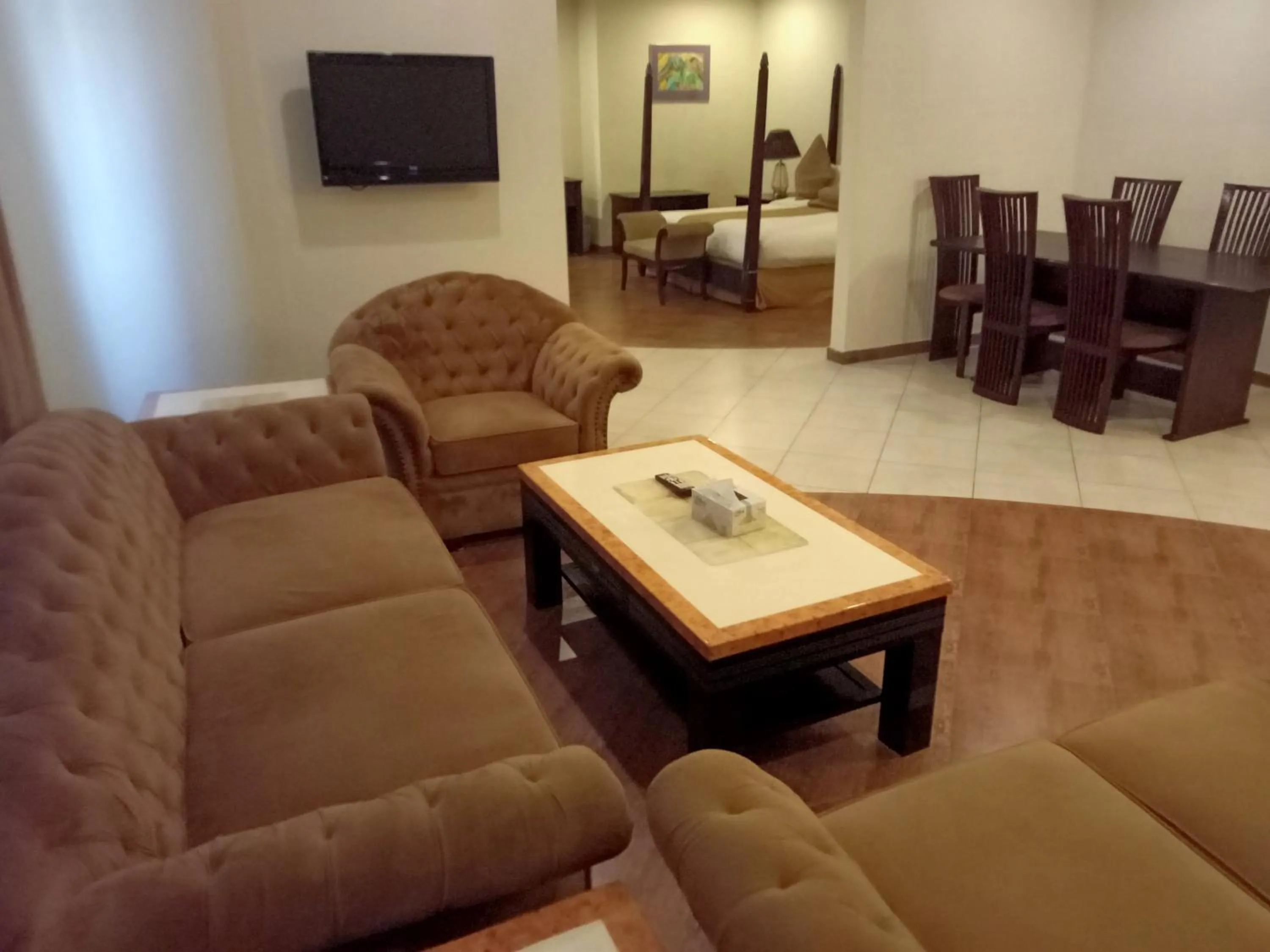 Seating area in Grand Regency