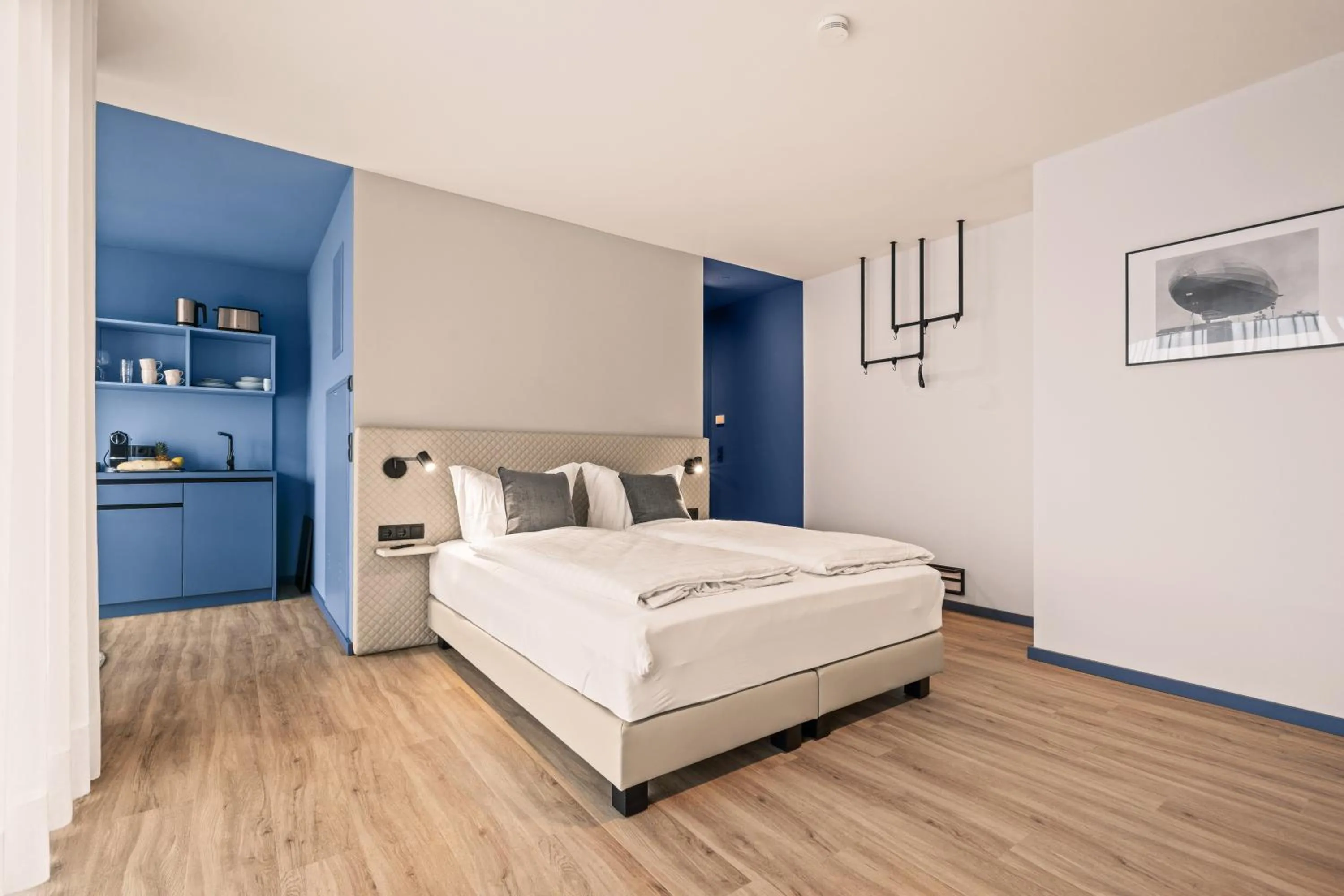 Bed in Motel42-Temporary Living