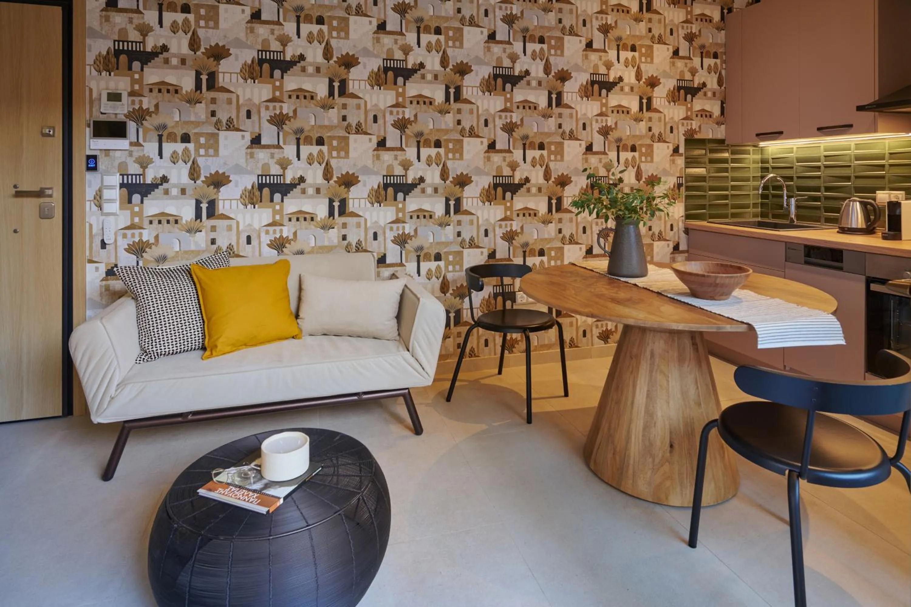 Living room in Rastoni Acropolis Uniquely Located Stylish Apartments