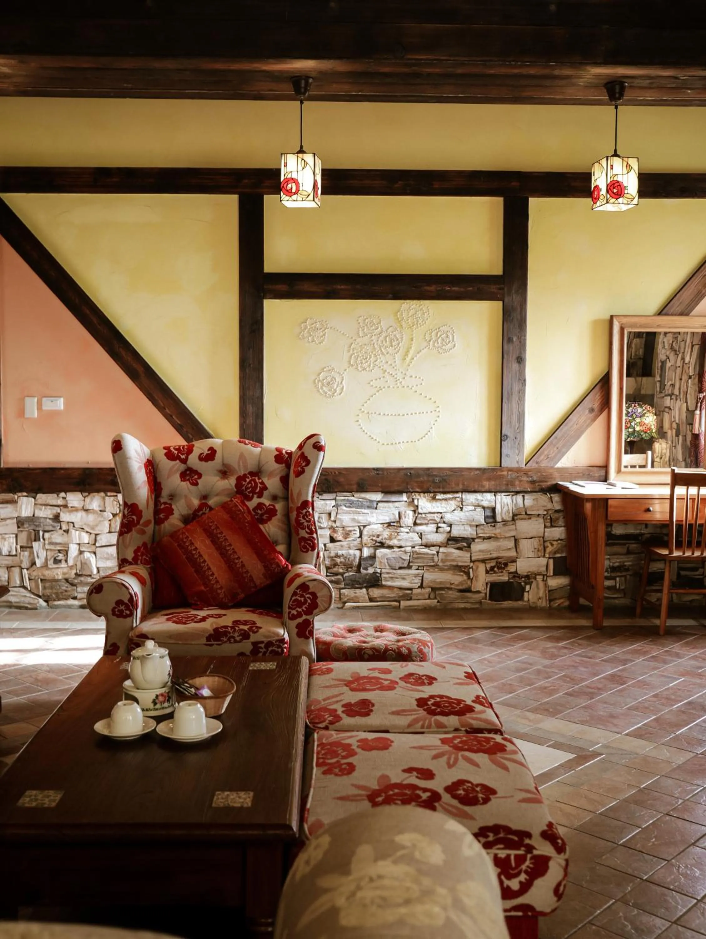 Living room in 日初雲來民宿