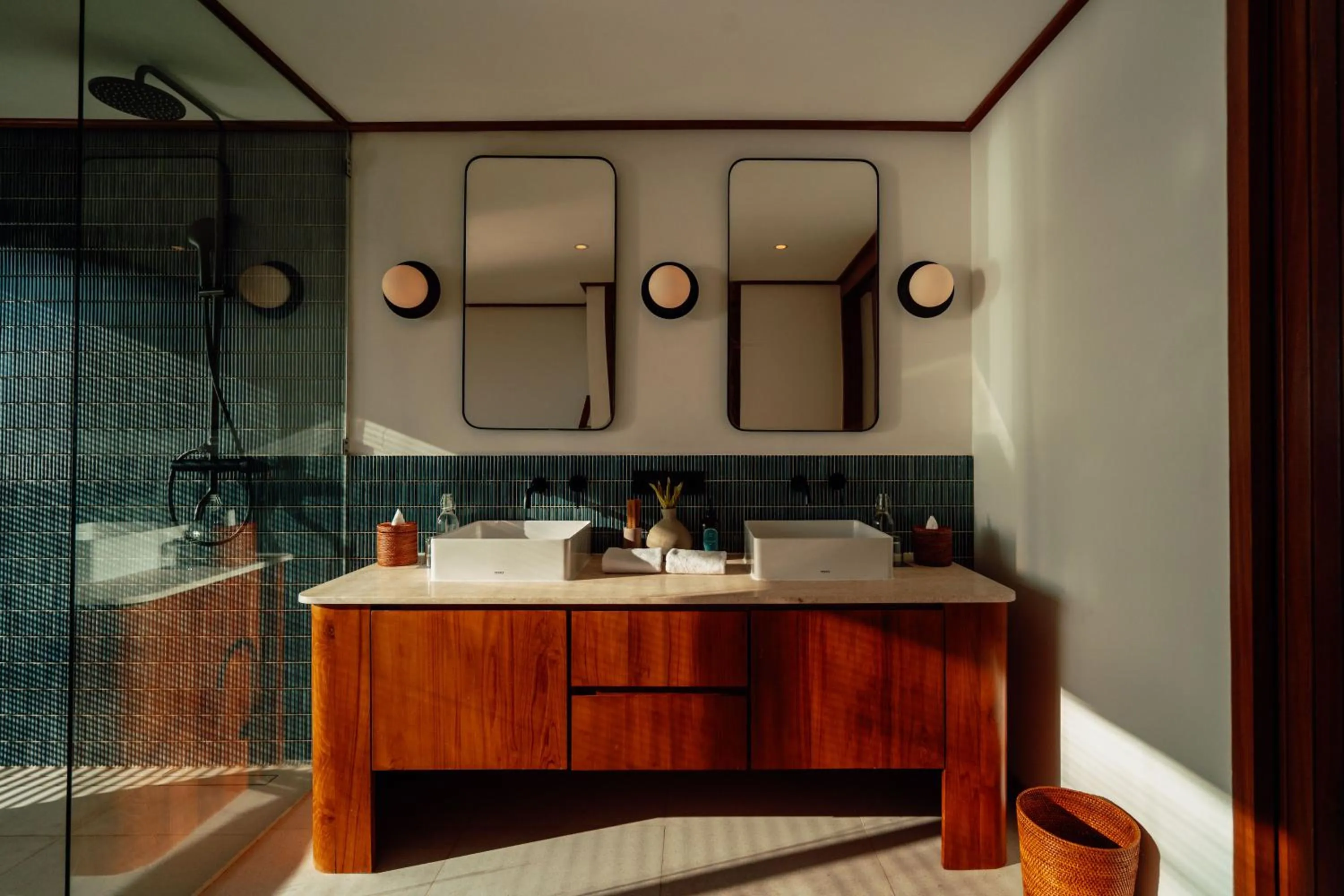 Bathroom in Ocean View Villas by Grün