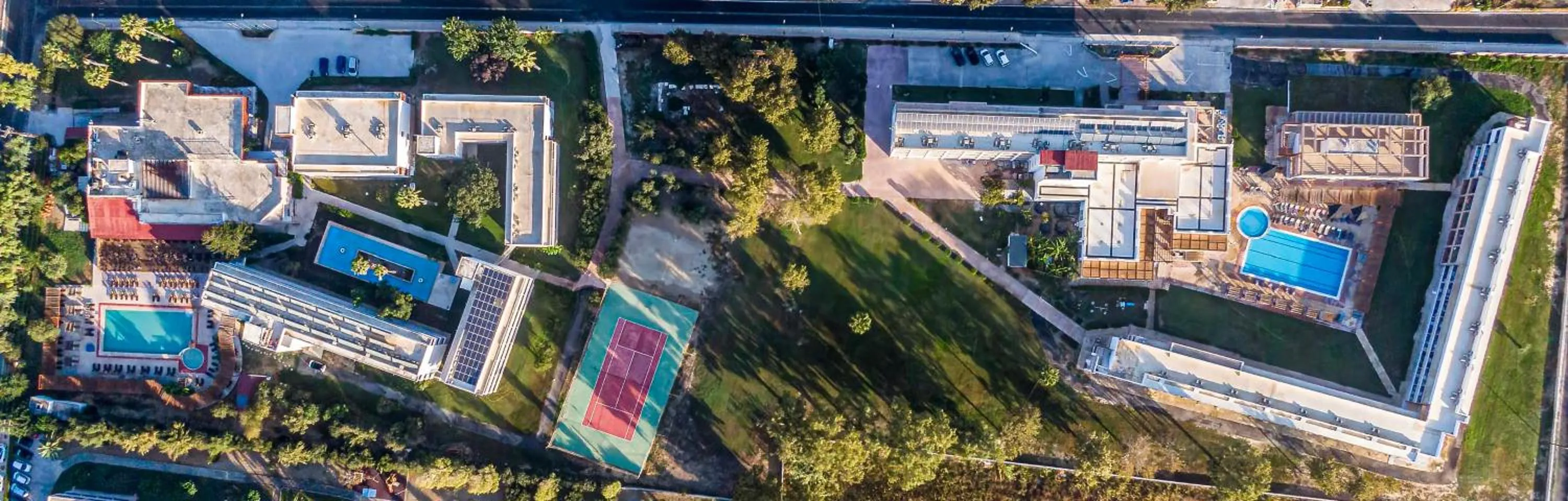 Bird's eye view in Aegean Bay Hotel