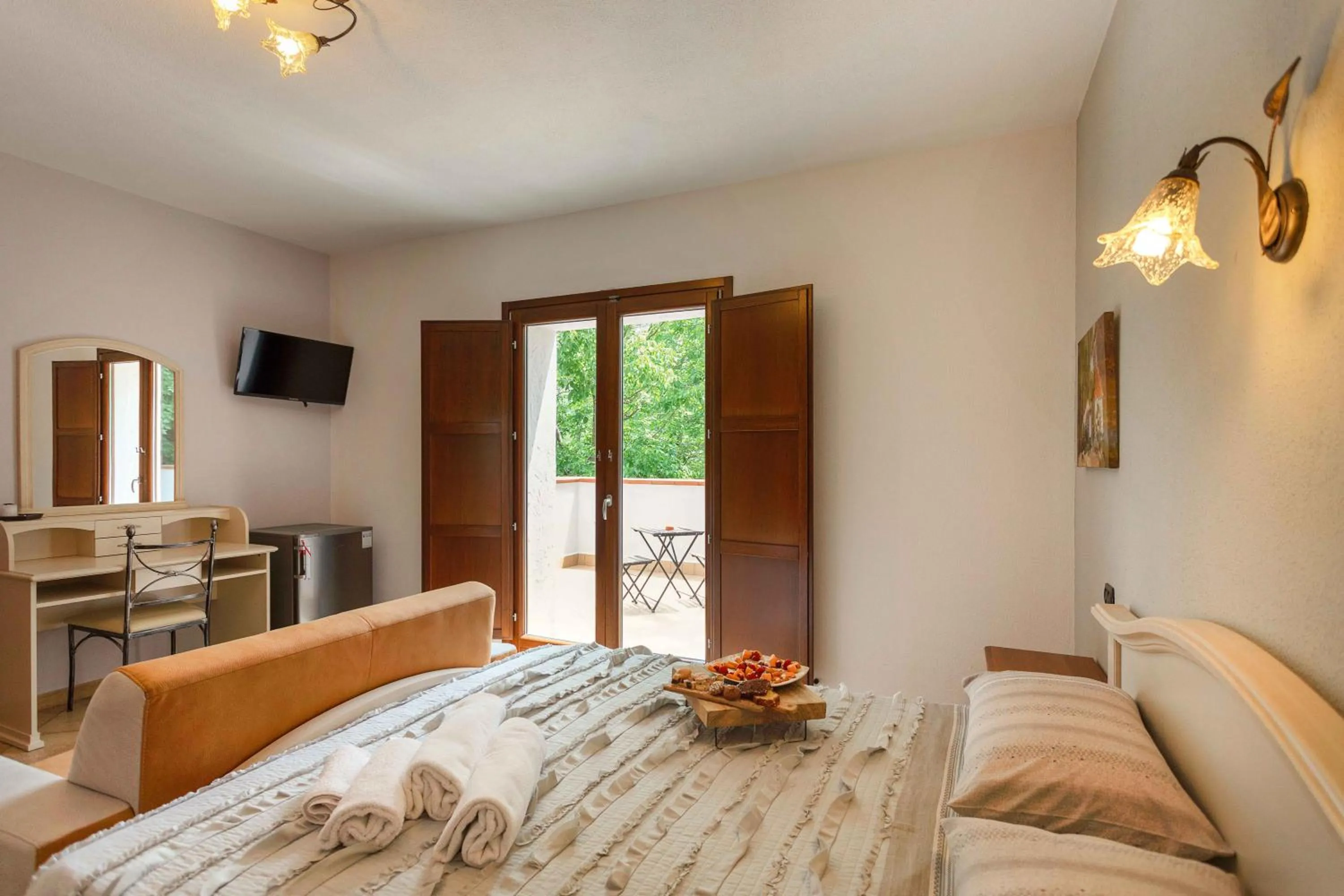 Bed in Agriturismo La Sfruscià Resort