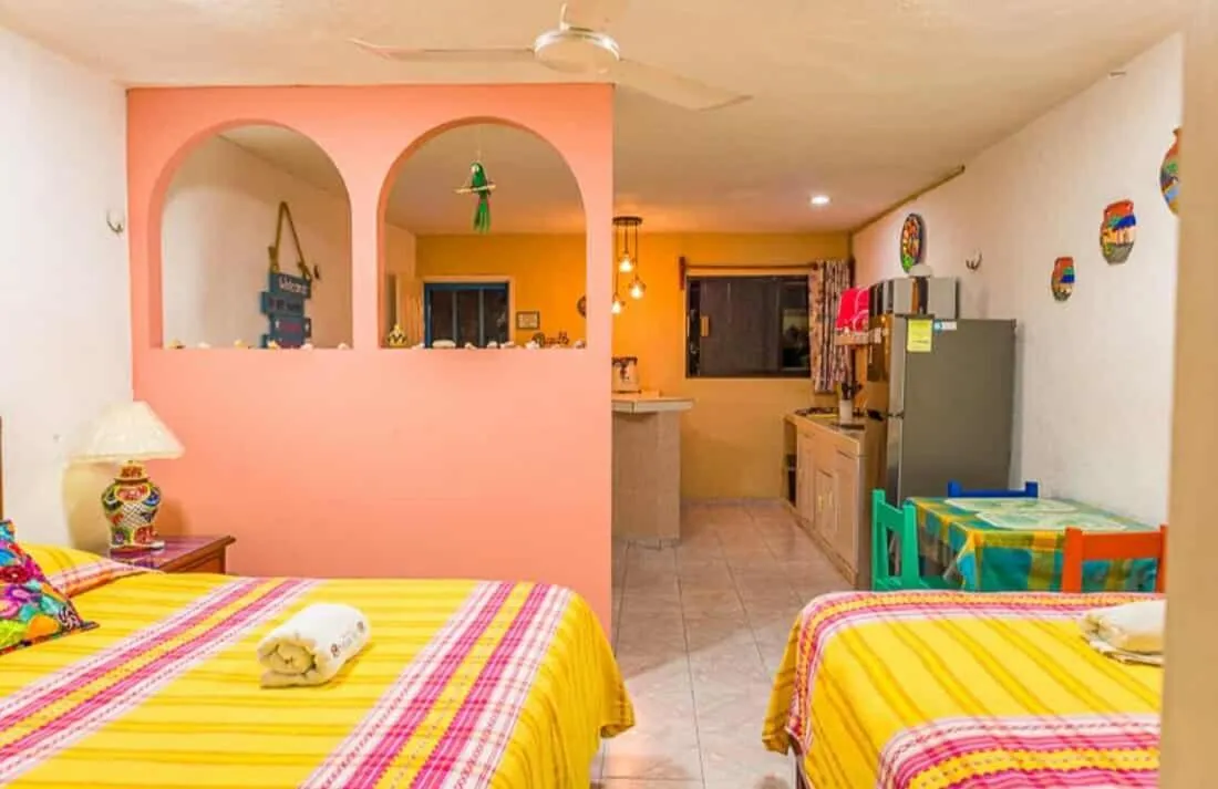 Photo of the whole room, Bed in Hotel Maria's Nicte Ha