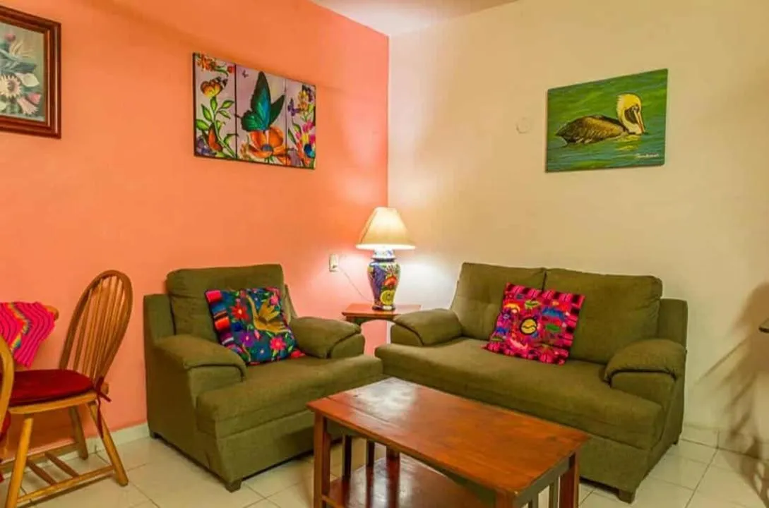 Living room in Hotel Maria's Nicte Ha