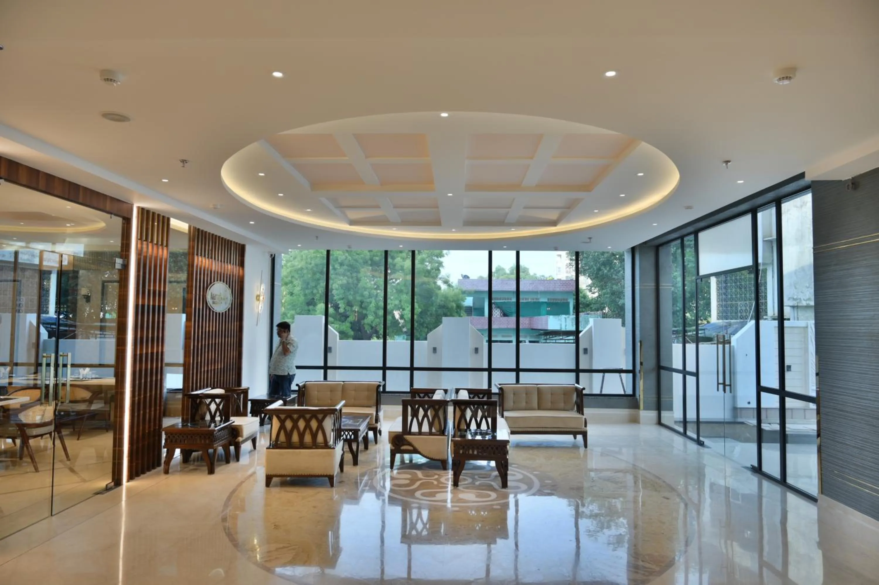 Lobby or reception in The Mudra Hotel
