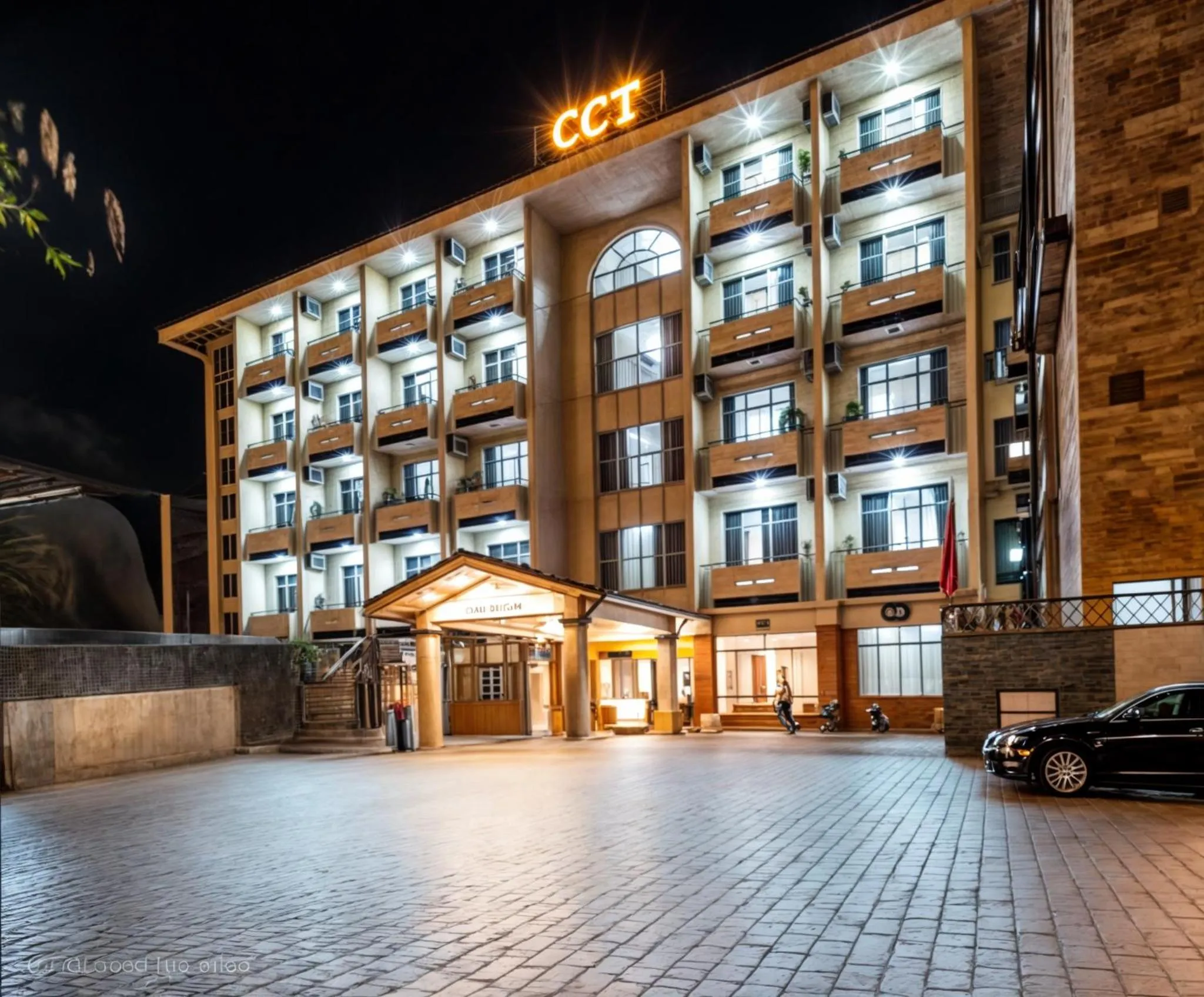 Property building in CCT Luxury Hotel