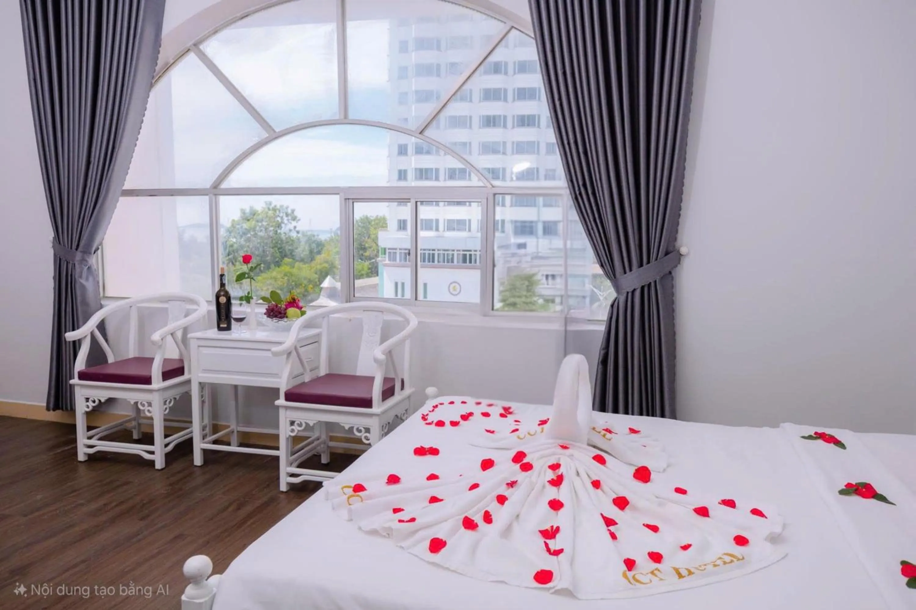 Bed in CCT Luxury Hotel