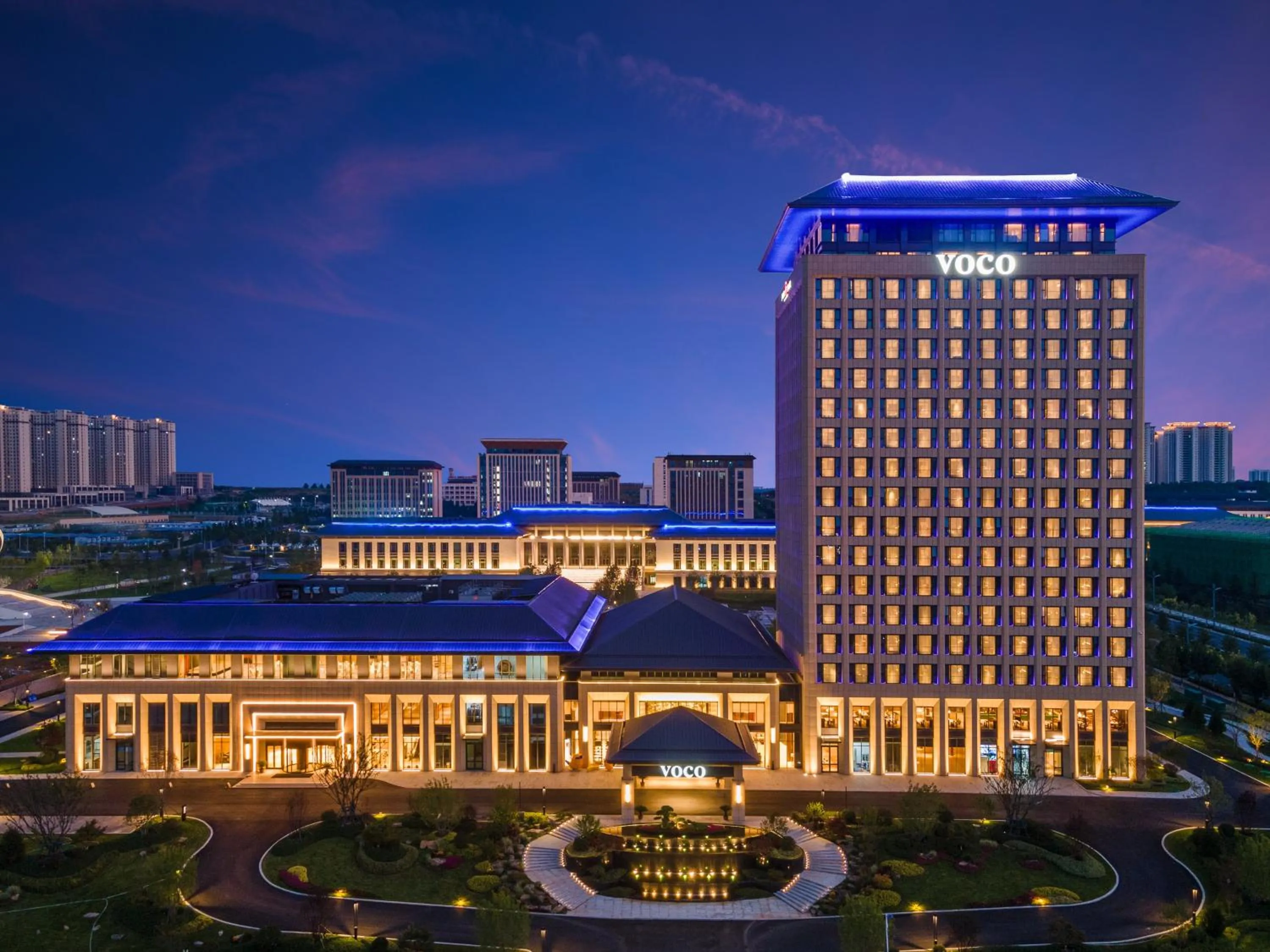 Property building in voco Jincheng Danhe by IHG