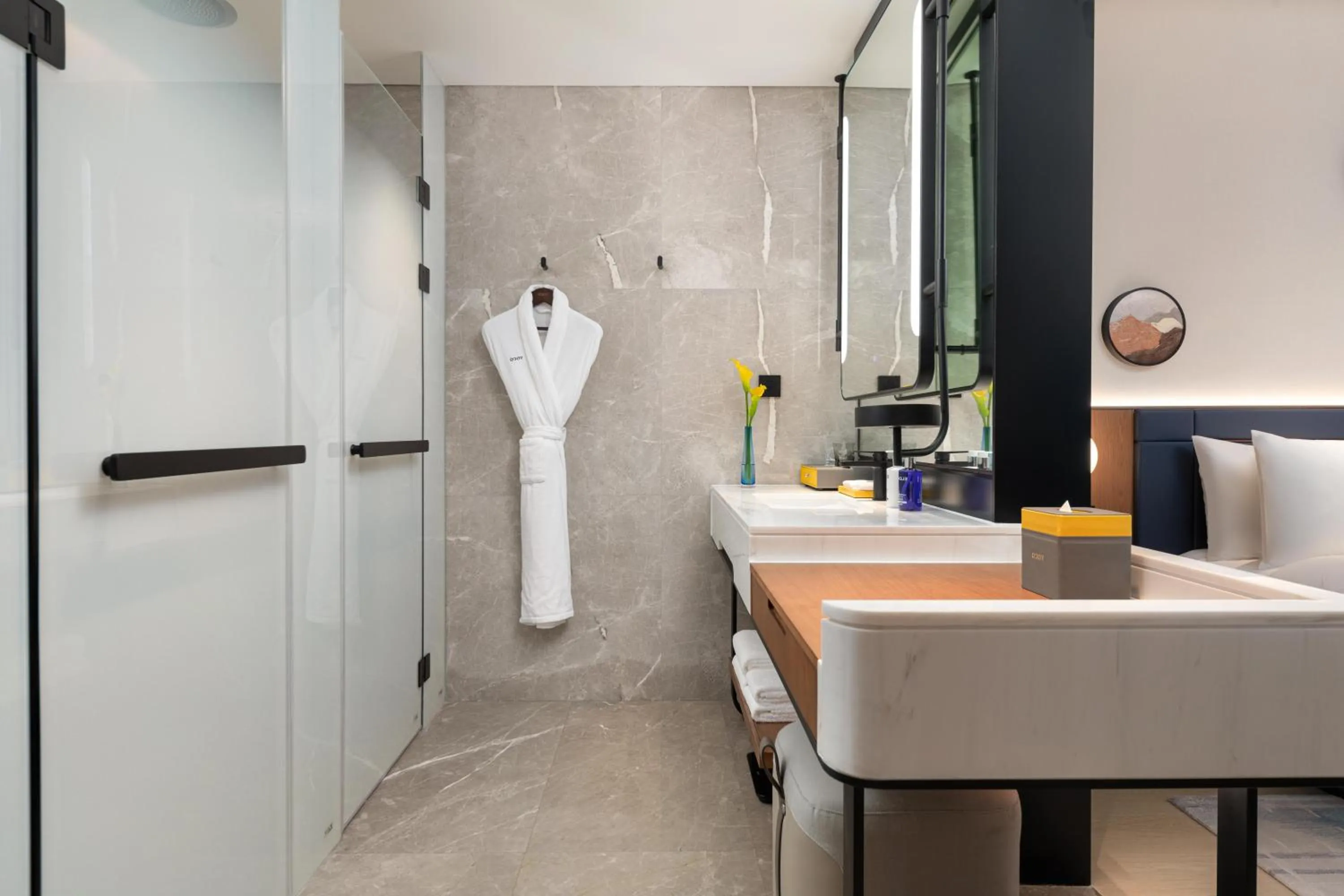 Bathroom in voco Jincheng Danhe by IHG