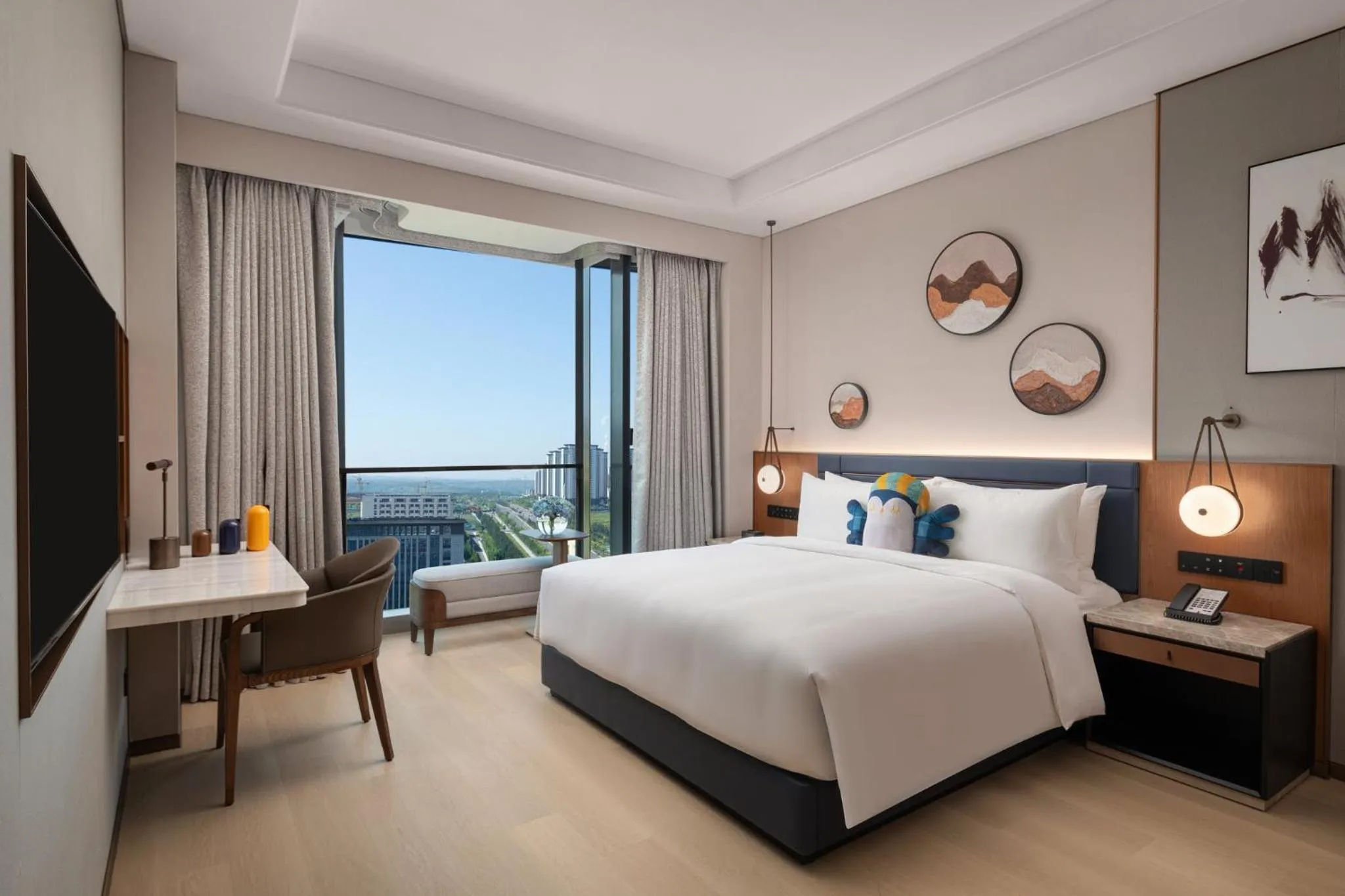 Photo of the whole room, Bed in voco Jincheng Danhe by IHG