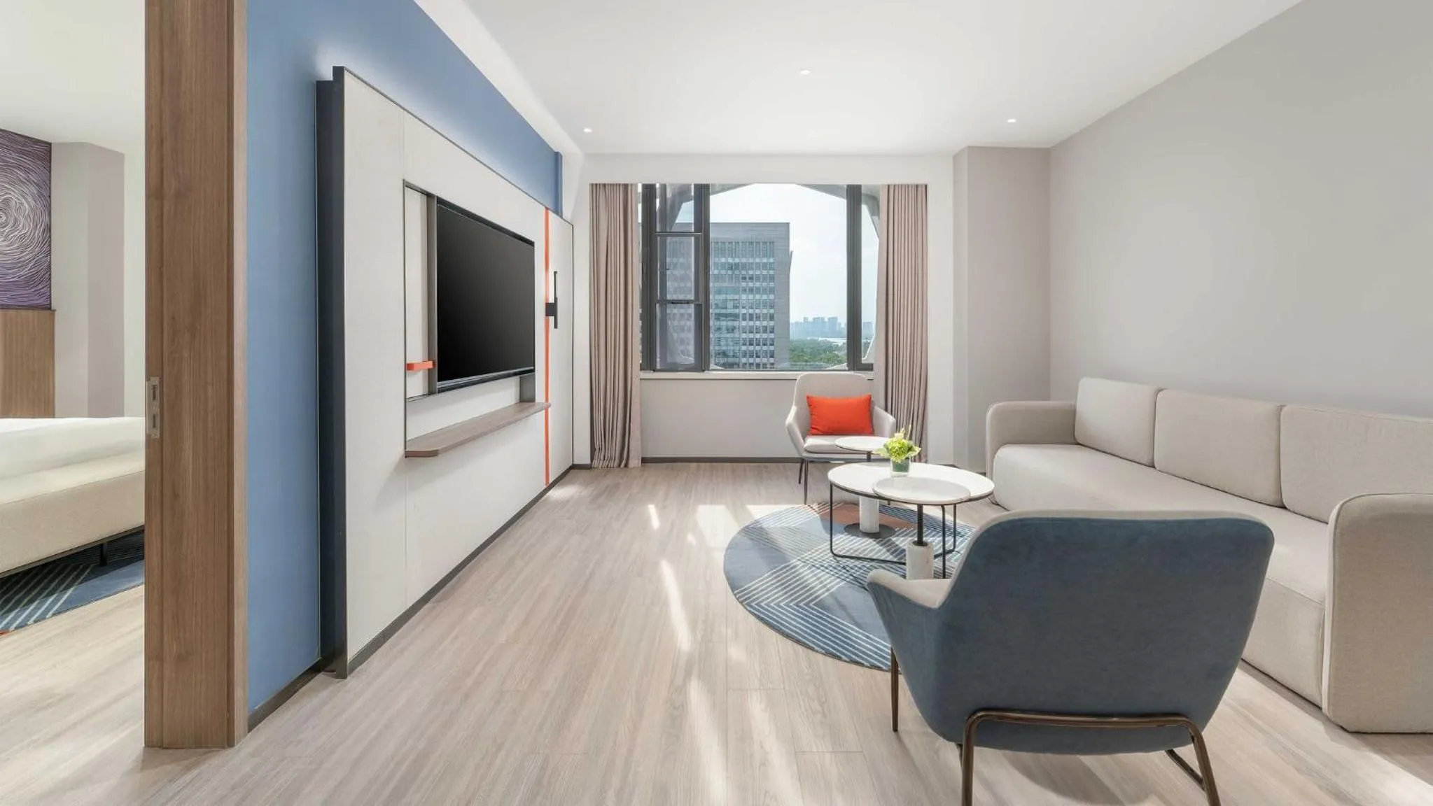 Photo of the whole room in Holiday Inn Express Wuhan Jinyin Lake