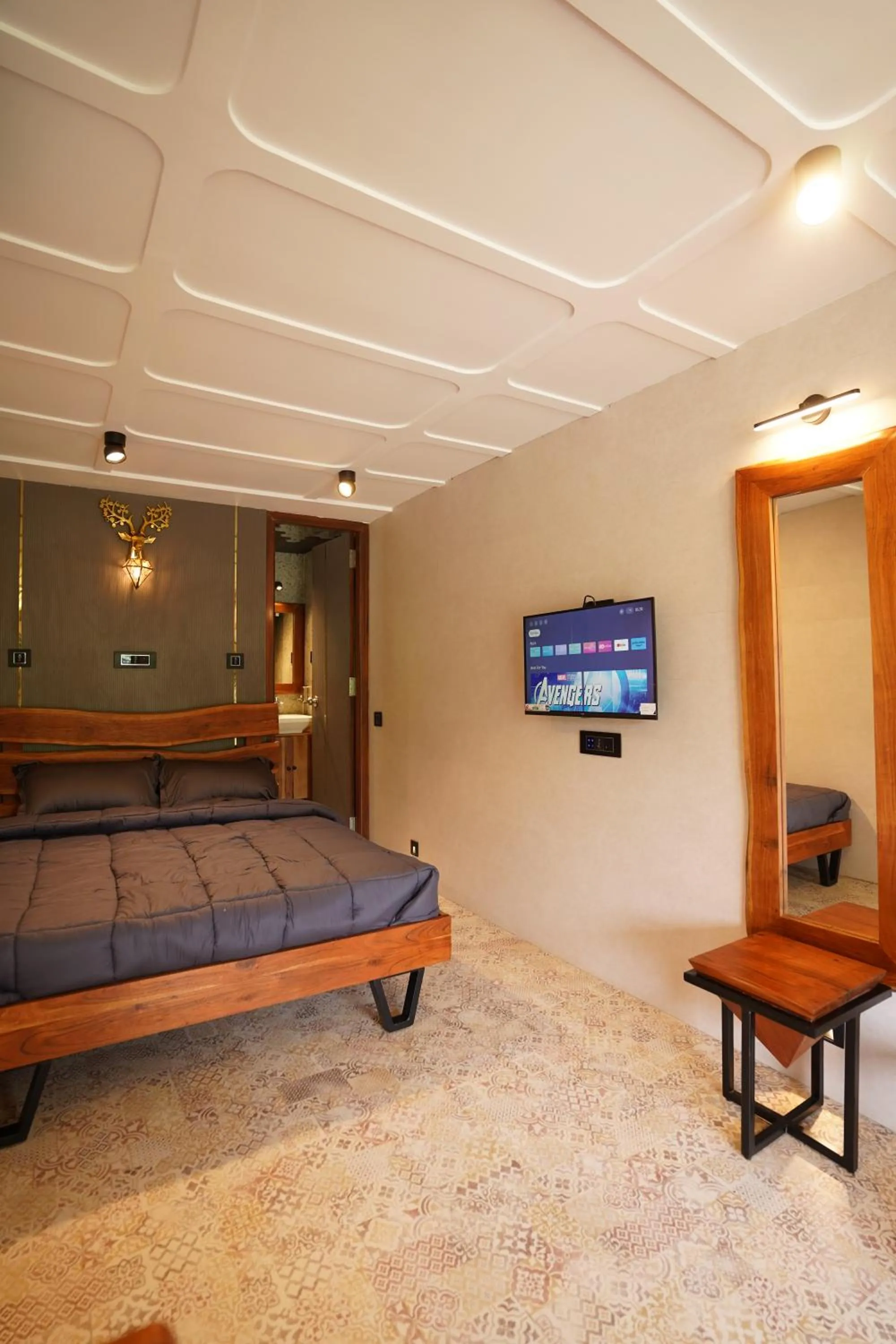 Bed in The Boat Club,Karjat