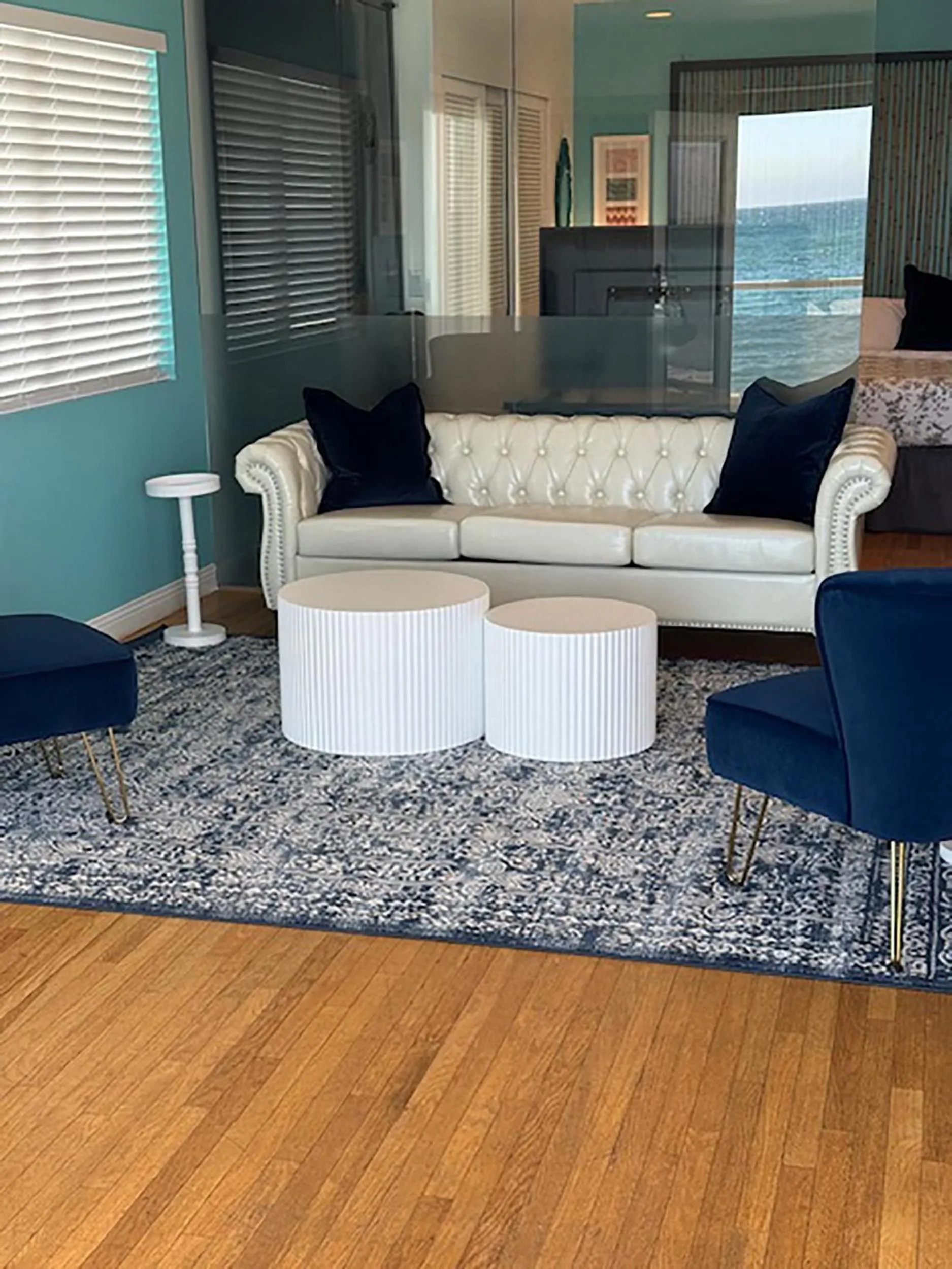 Living room in Malibu Private Beach Apartments