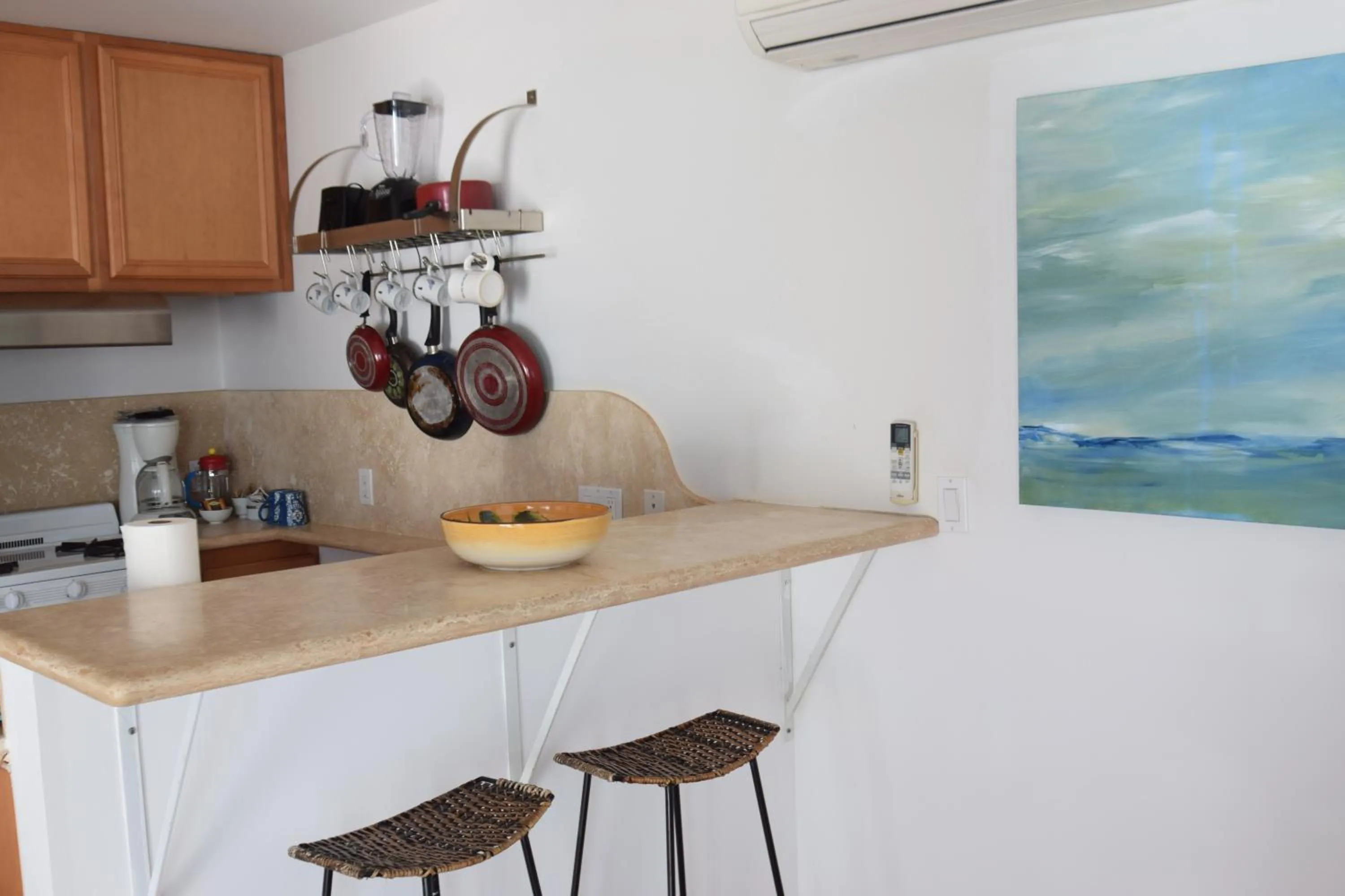 Kitchen or kitchenette in Malibu Private Beach Apartments