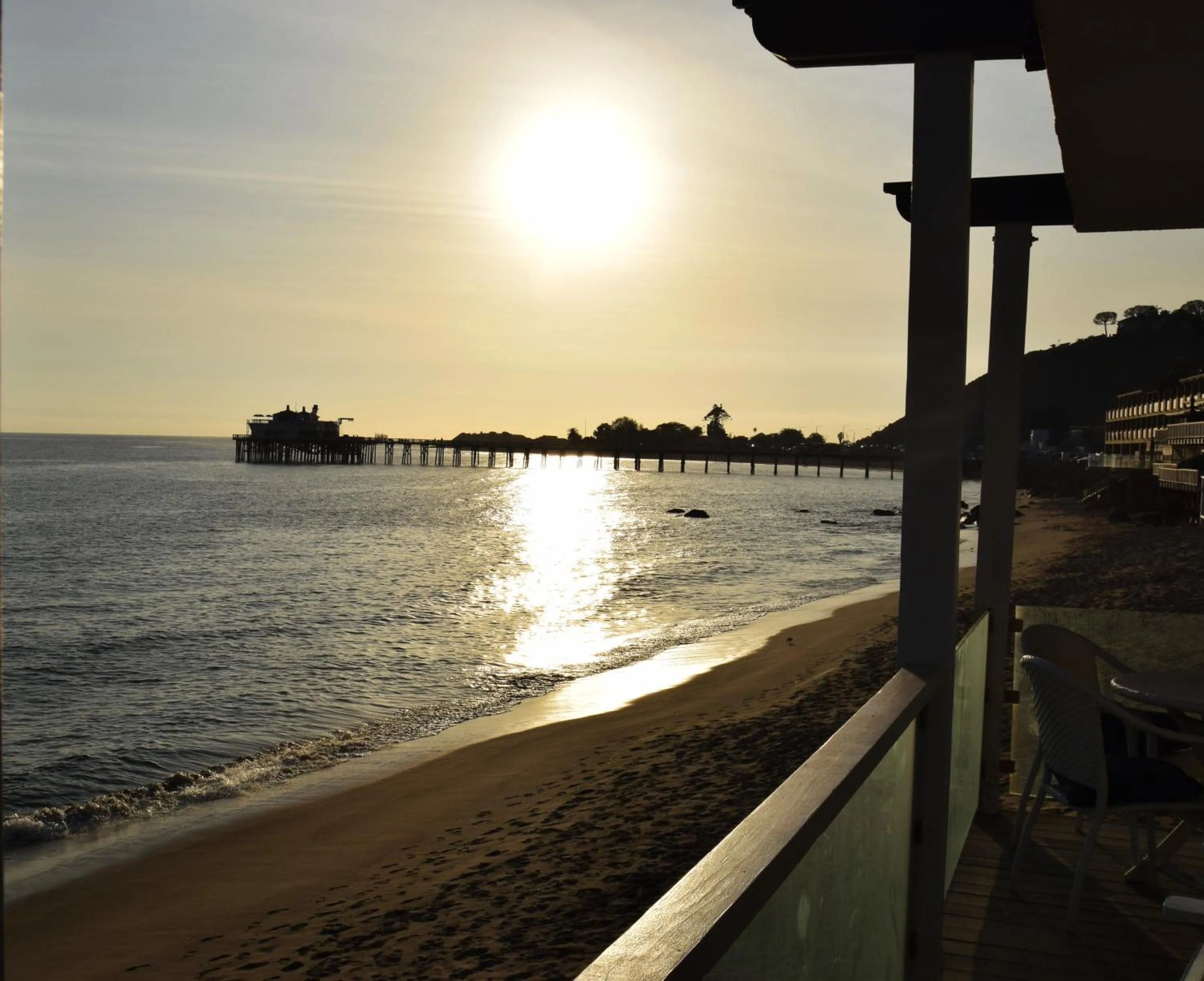 Patio in Malibu Private Beach Apartments